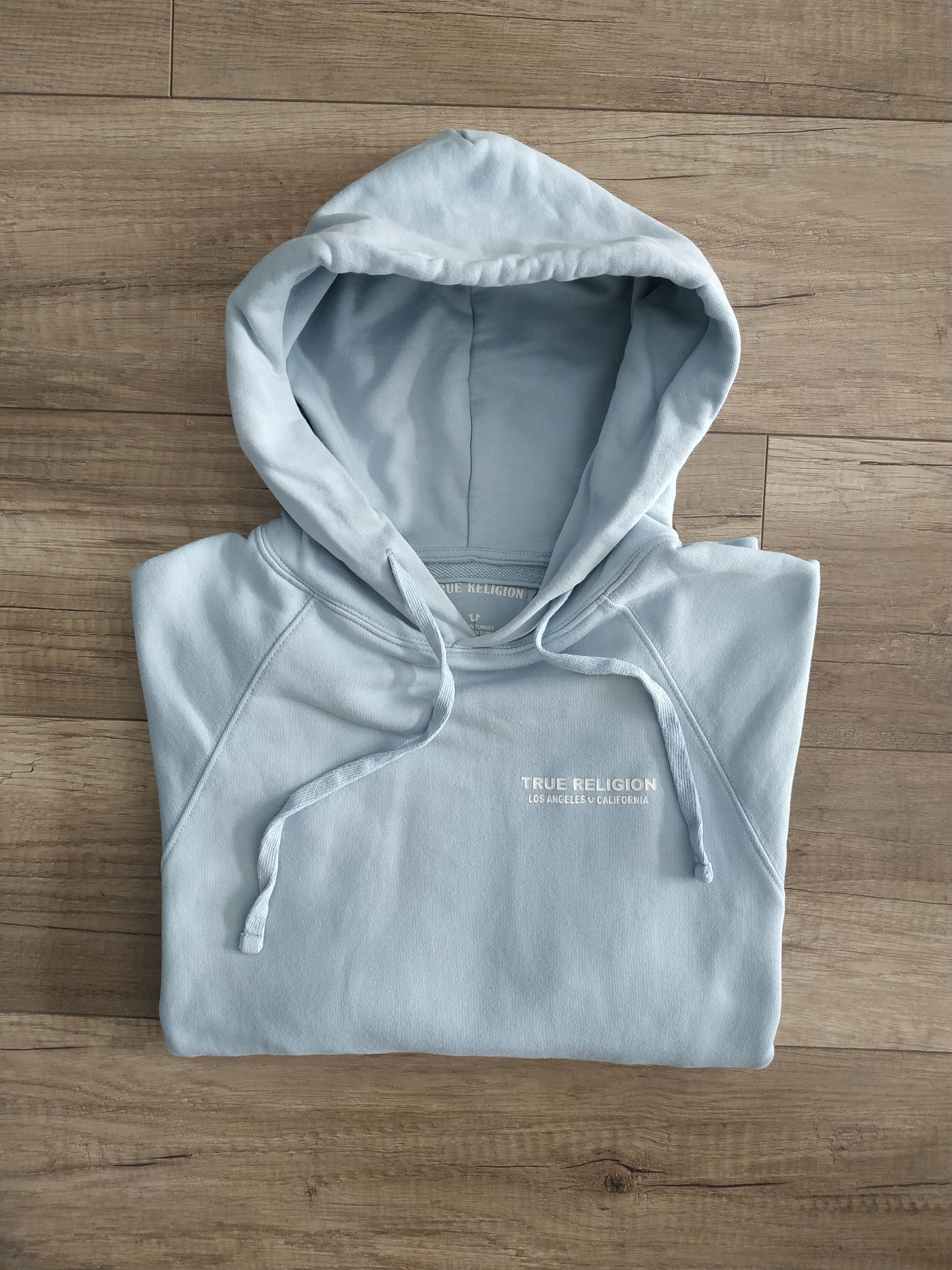 True Religion True Religion Men's Lightblue Hoodie, s. MEDIUM Size US M / EU 48-50 / 2 - 1 Thumbnail