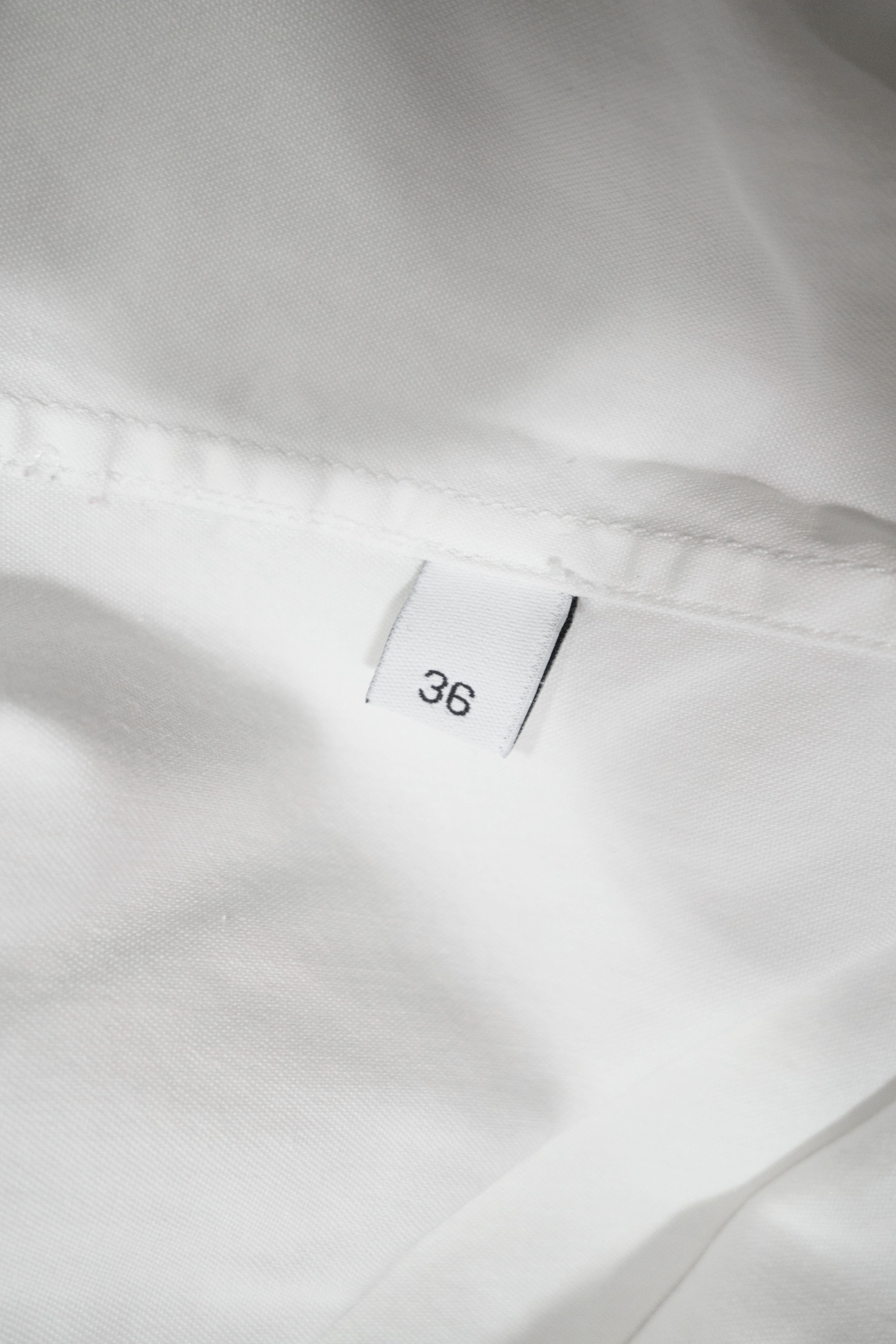 Jil Sander 3/4 Sleeve Stretch Cotton Blend Shirt Made in Italy Size XS / US 0-2 / IT 36-38 - 8 Thumbnail