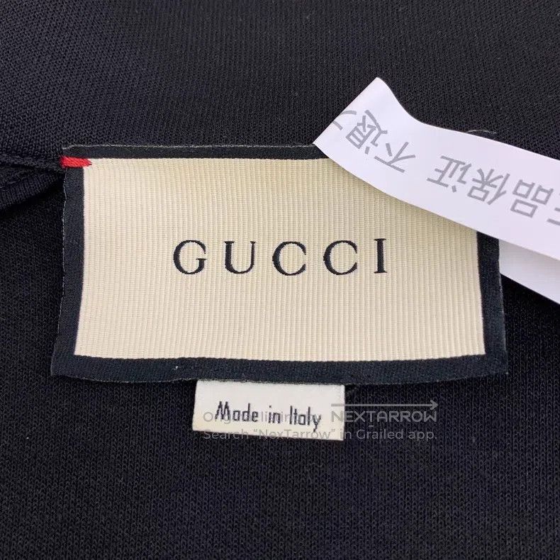 Gucci Gucci Black side striped stand-up collar zipper long-sleev Size US L / EU 52-54 / 3 - 5 Thumbnail