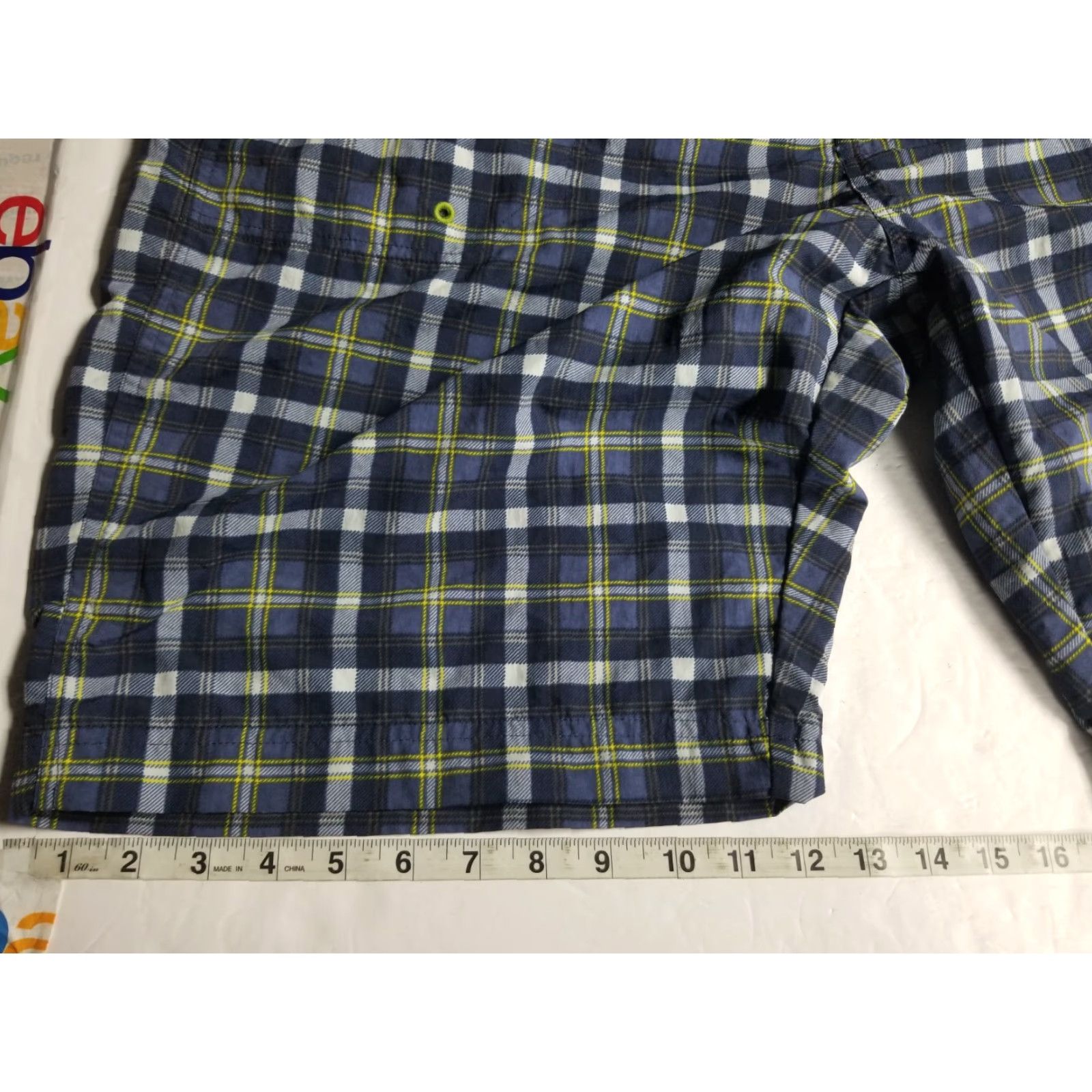 ExOfficio ExOfficio Cargo Shorts Mens Size 40 Plaid Outdoors Casual Lightweight Cargo Pocket Blue Regular 10in Inseam Seasonal Summer Winter Spring Fall Mens Size US 40 / EU 56 - 6 Thumbnail