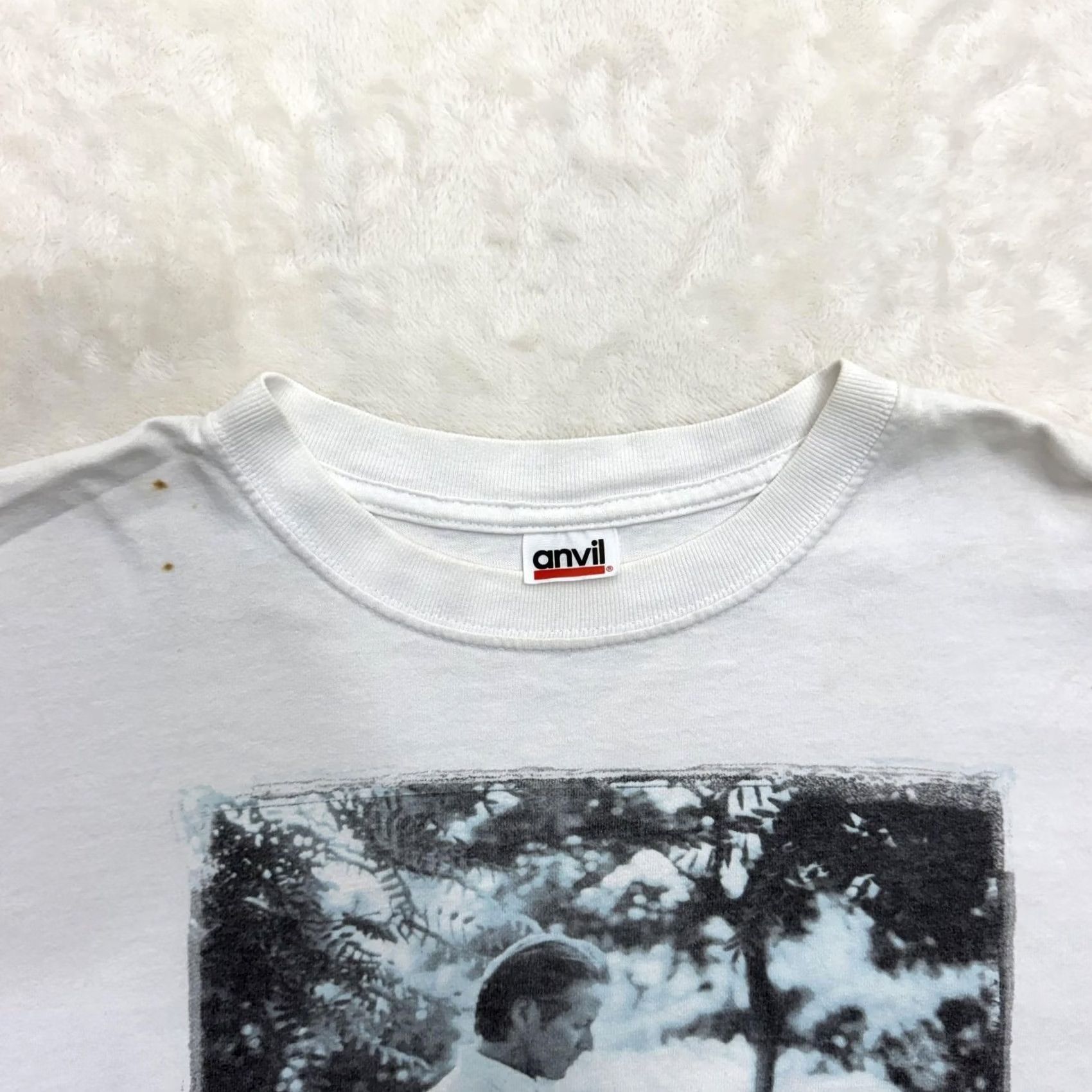 Anvil VINTAGE Don Henley Shirt Mens XL White Inside Job 2000 Tour Anvil Graphic Tee Size US XL / EU 56 / 4 - 3 Thumbnail