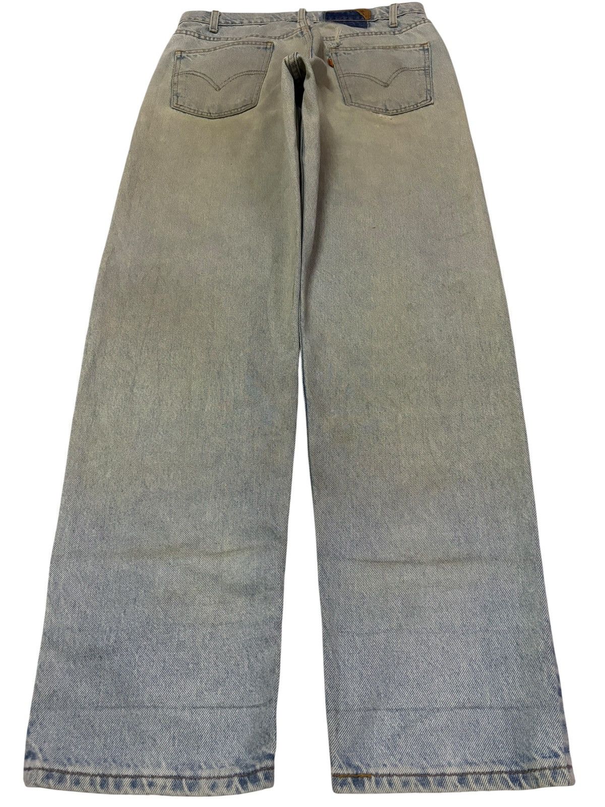 Levi's Vtg Levis 550 Relaxed Raw Distressed Jeans Size US 31 - 2 Thumbnail