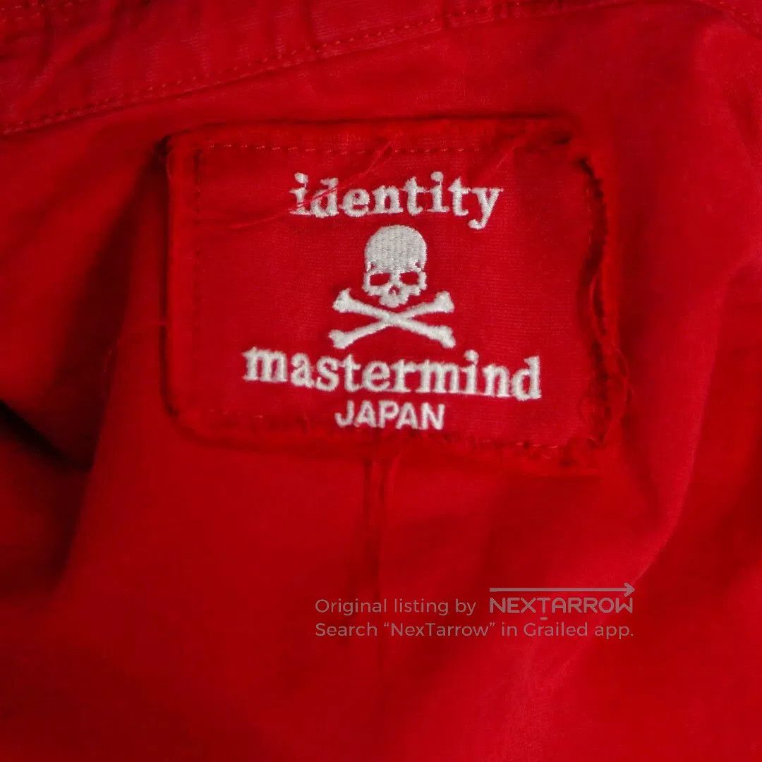 Mastermind Japan Red Graphic Print Light Jacket Size M. Size US M / EU 48-50 / 2 - 7 Thumbnail