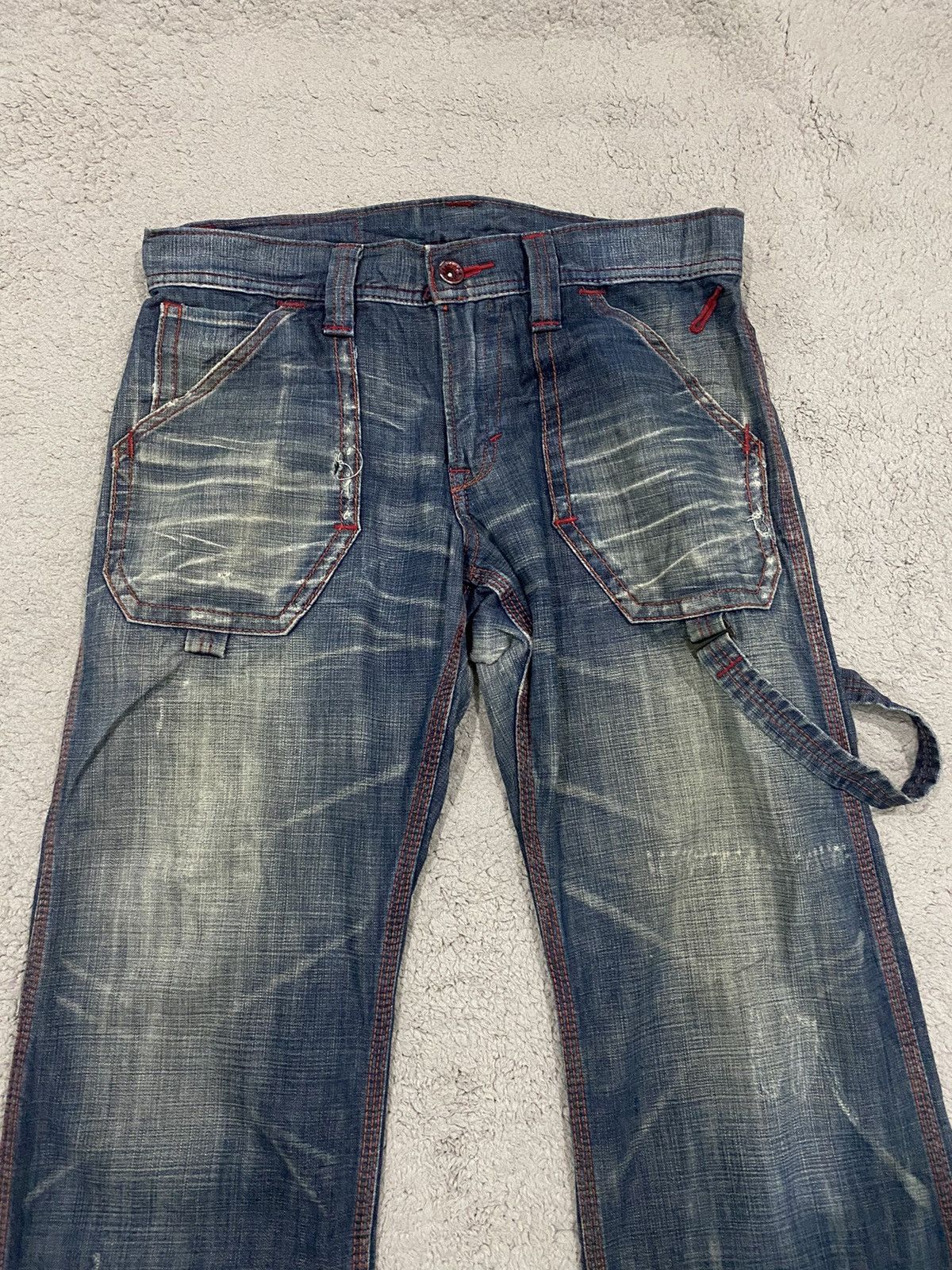Edwin Edwin Bluetrip Bondage Punks Style Denim Pants Size US 33 - 13 Thumbnail