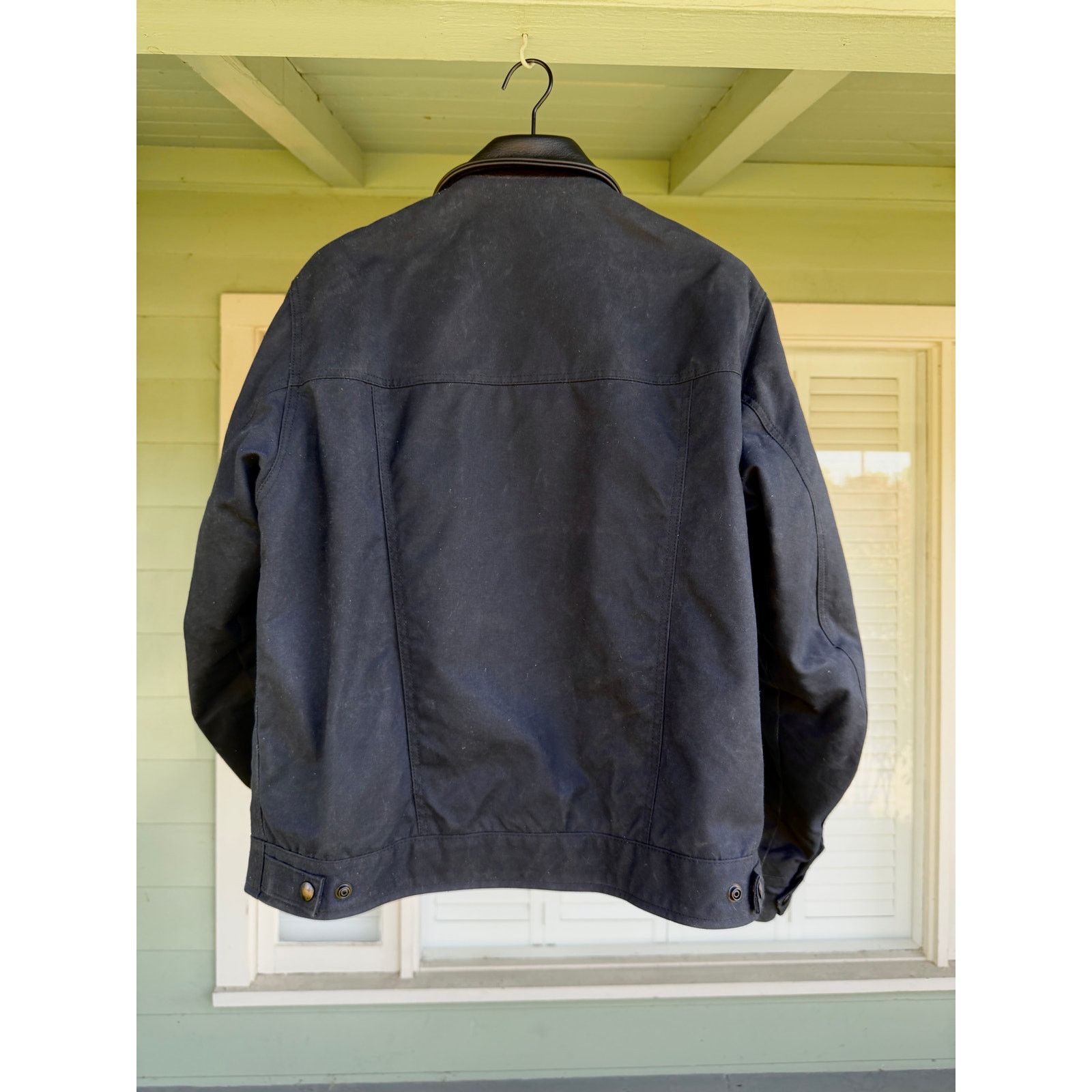 Vanson Leathers ButterScotch x Vanson Territory Jacket Black Waxed Canvas L Size US L / EU 52-54 / 3 - 2 Thumbnail