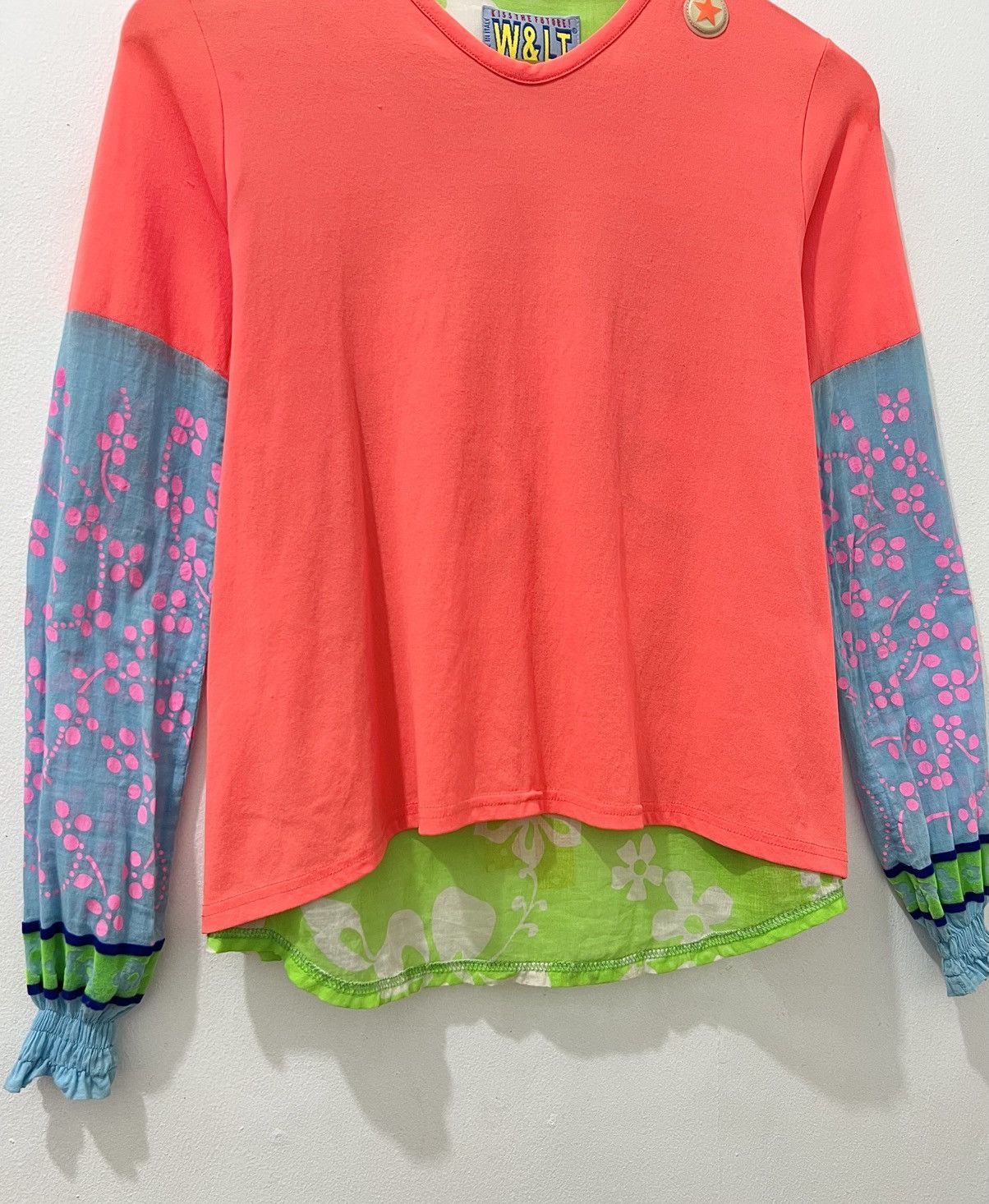 Walter Van Beirendonck 1997 Walter Van Beirendonck - Floral Tie Long Sleeve Size S / US 4 / IT 40 - 4 Thumbnail