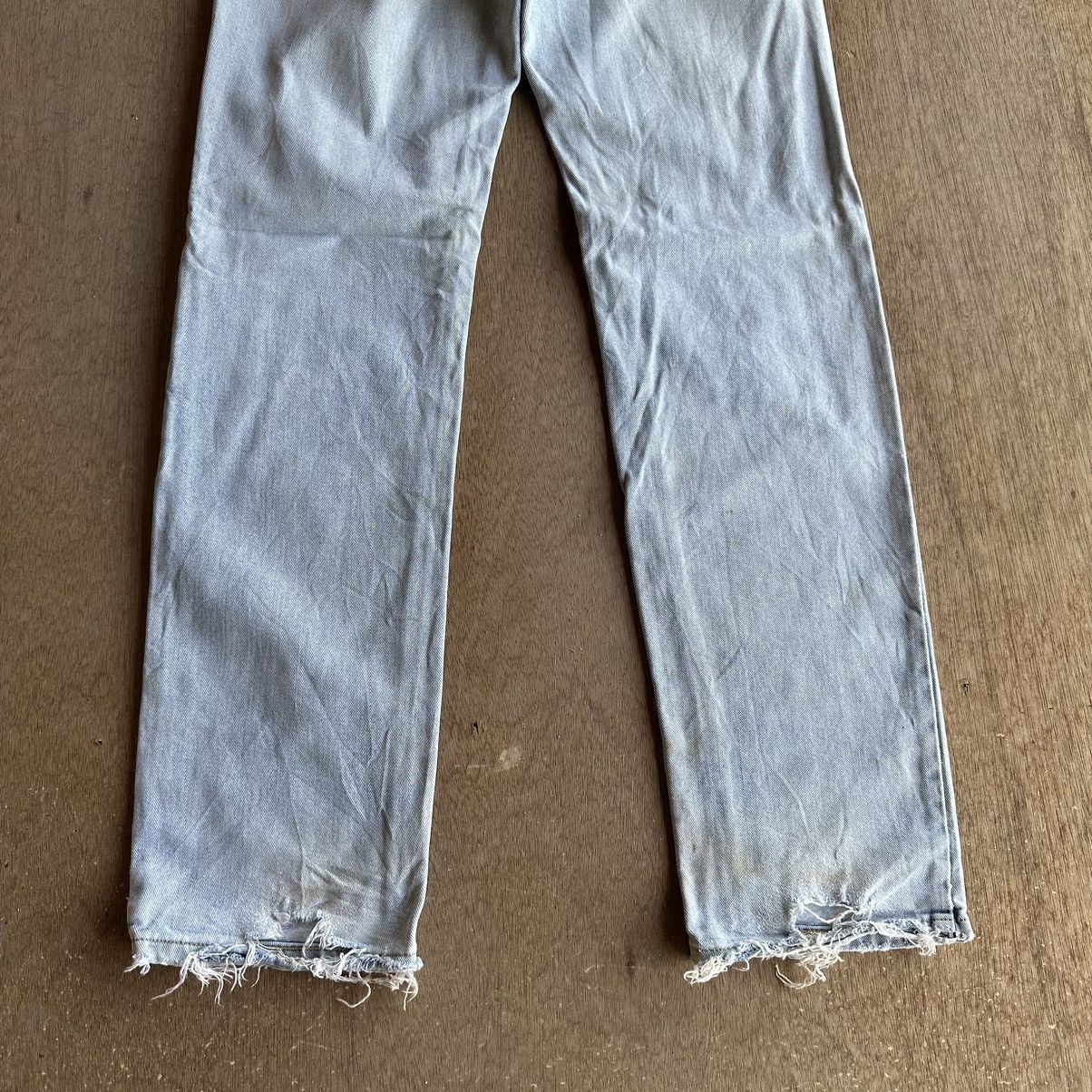 Lee VINTAGE LEE RIDERS JEANS LIGHTWASH DISTRESSED DENIM PANTS Size US 28 / EU 44 - 13 Thumbnail
