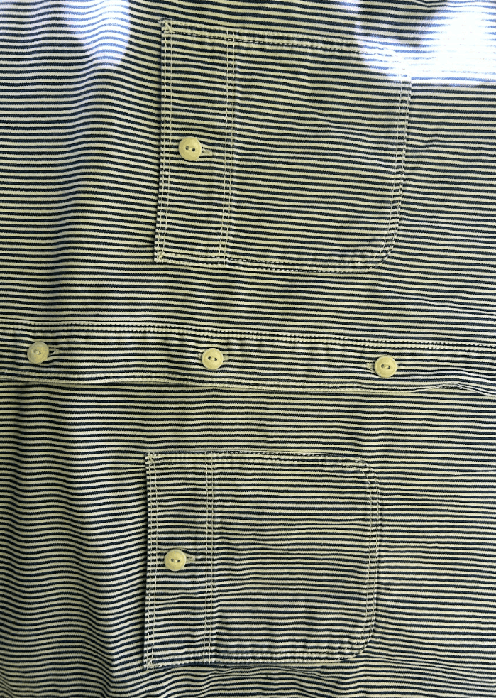 Uniqlo Wrangler Shirt Blue & White Uniqlo Size US S / EU 44-46 / 1 - 2 Thumbnail