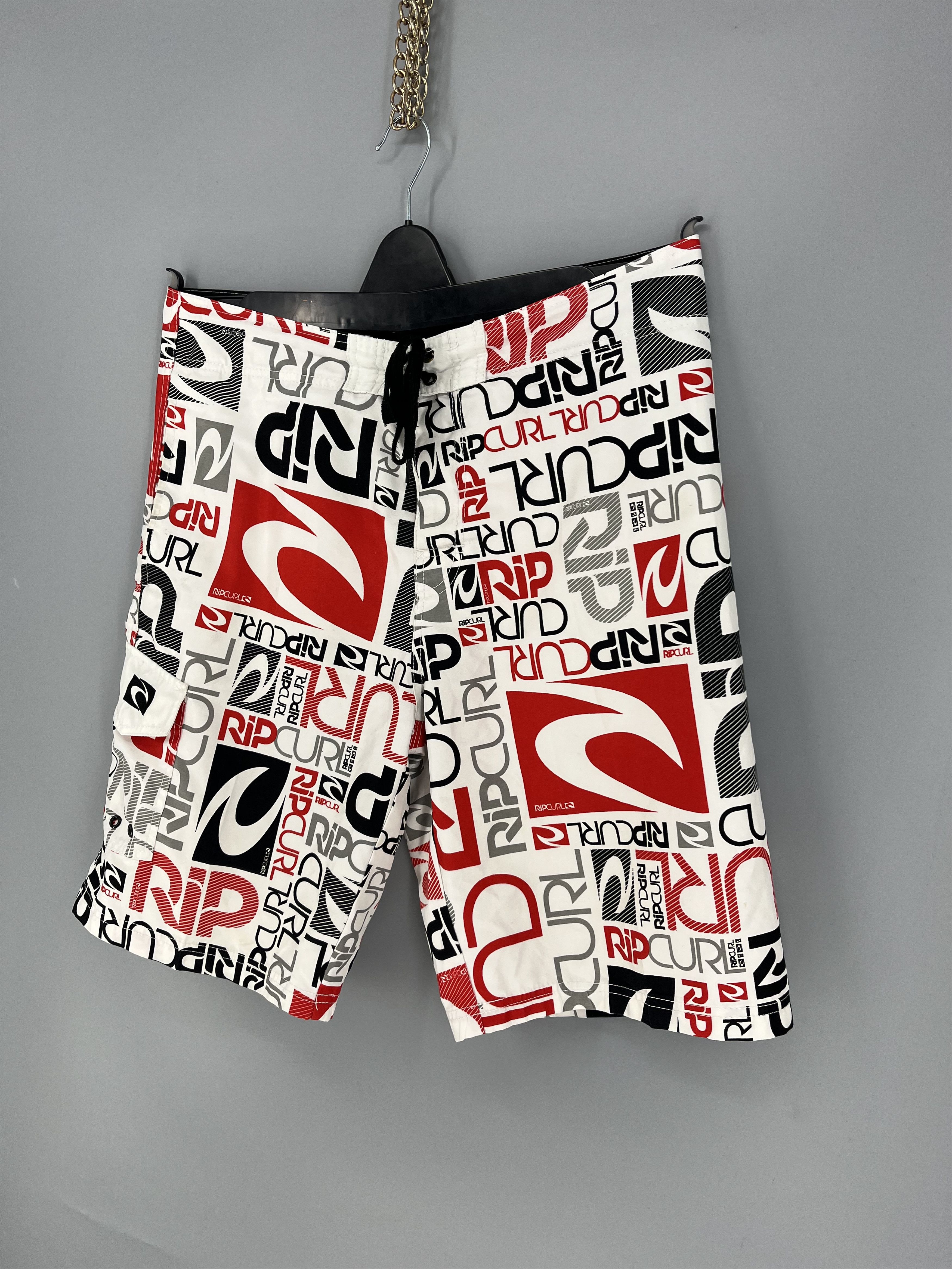 Rip Curl Vintage Rip Curl Mens Board Shorts Retro Multi Coloured Size US 36 / EU 52 - 3 Thumbnail