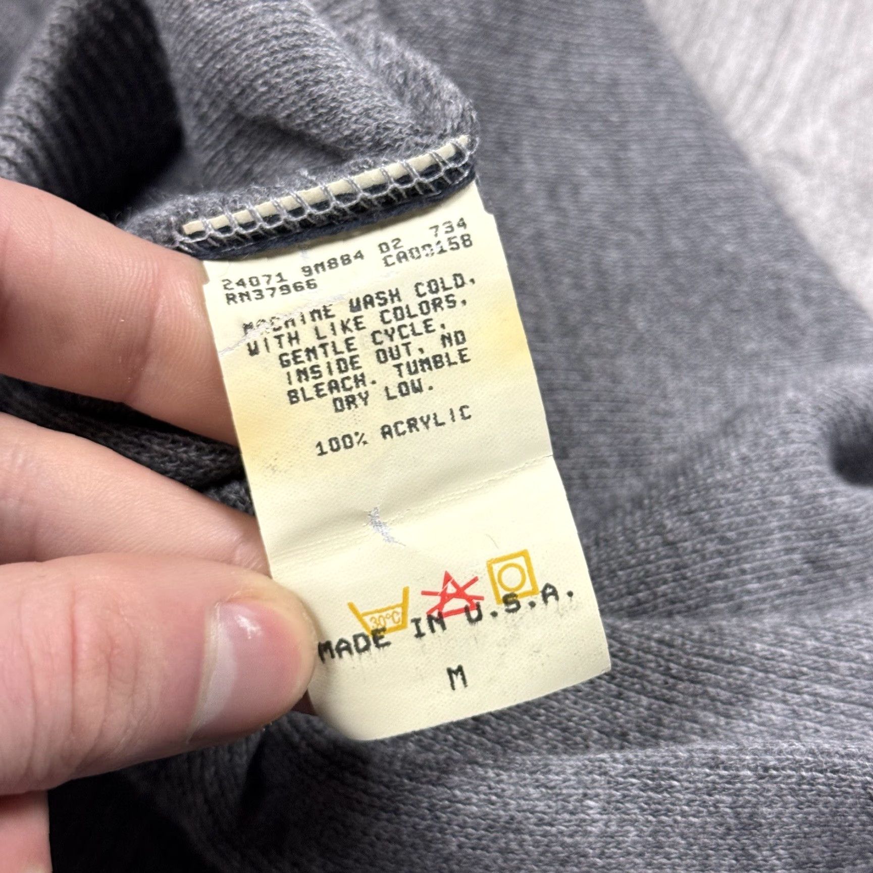 Jantzen VINTAGE JANTZEN USA MADE GREY V-NECK PULLOVER SWEATER MENS MEDIUM ACRYLIC CASUAL PREPPY 90s Size US M / EU 48-50 / 2 - 5 Thumbnail