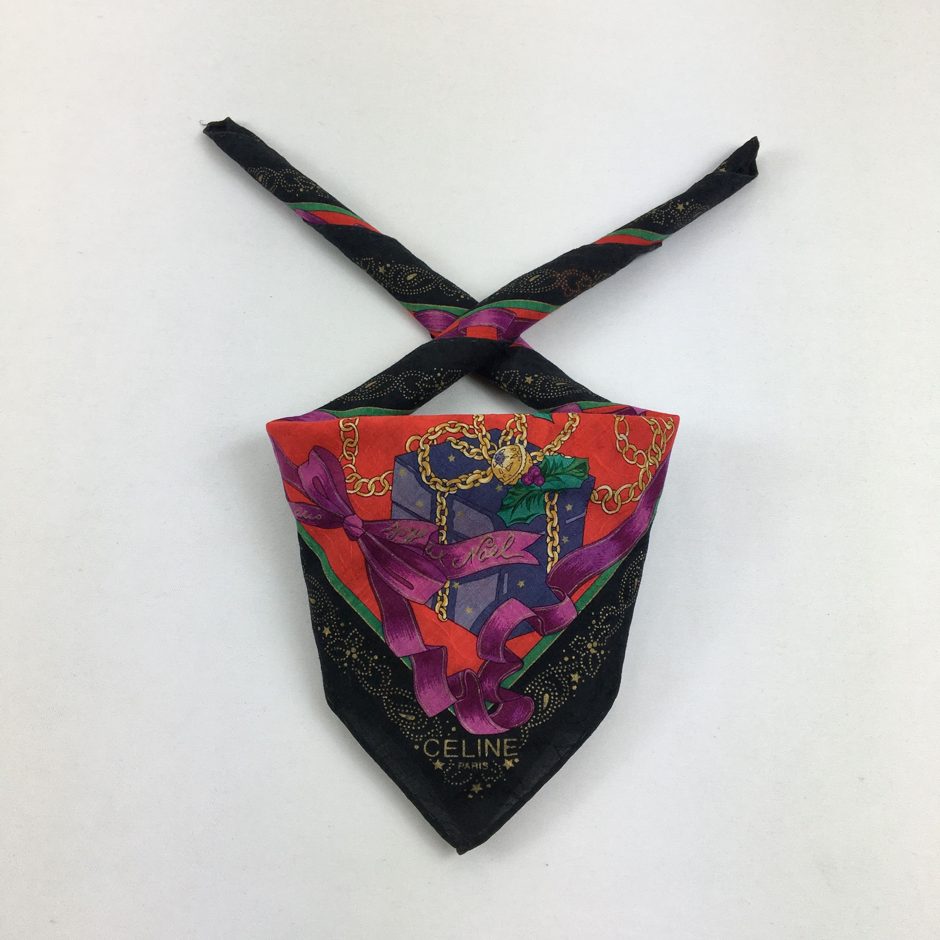 Celine Celine Handkerchief Neckerchief Bandana - AC73025 Size ONE SIZE - 3 Thumbnail