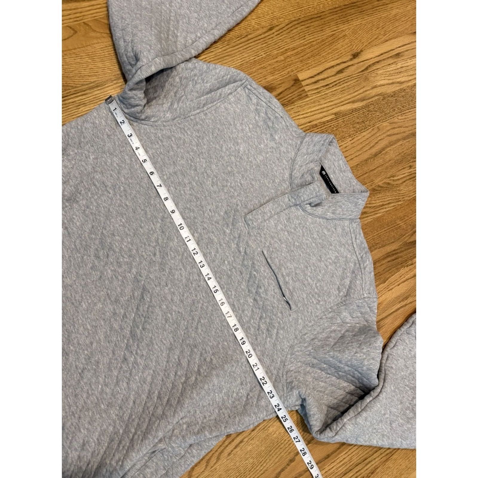 TravisMathew Travis Mathew Transatlantic Pullover Men’s XL Gray Mock Neck Quilted Pockets Activewear Golf Pullover Vintage No Size US XL / EU 56 / 4 - 6 Thumbnail