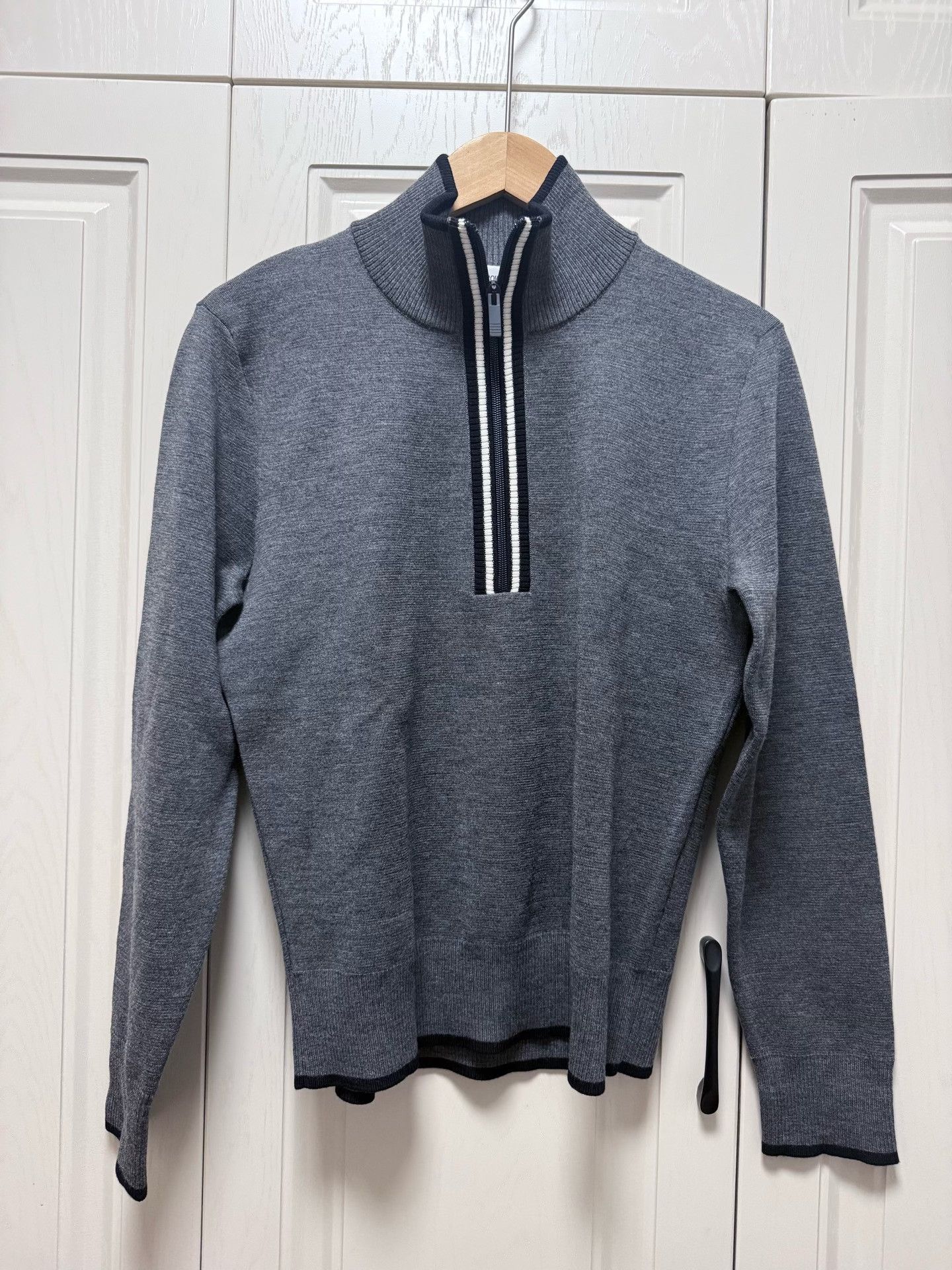 Thom Browne Thom Browne Men's Knitted Zip Pullover Size US XS / EU 42 / 0 - 1 Thumbnail