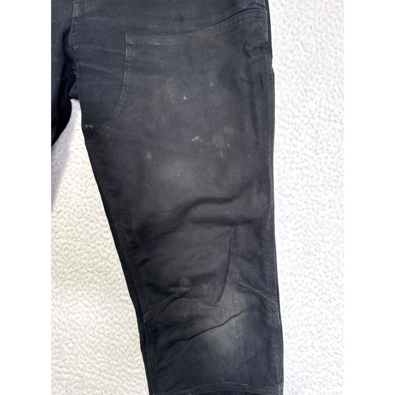 Carhartt Carhartt Pants Mens 33x30 Black Relaxed Fit Double Front Rugged Flex Carhartt 5-Pocket Design Straight Leg Workwear Casual Mens Swing Ticket Size US 33 - 3 Thumbnail