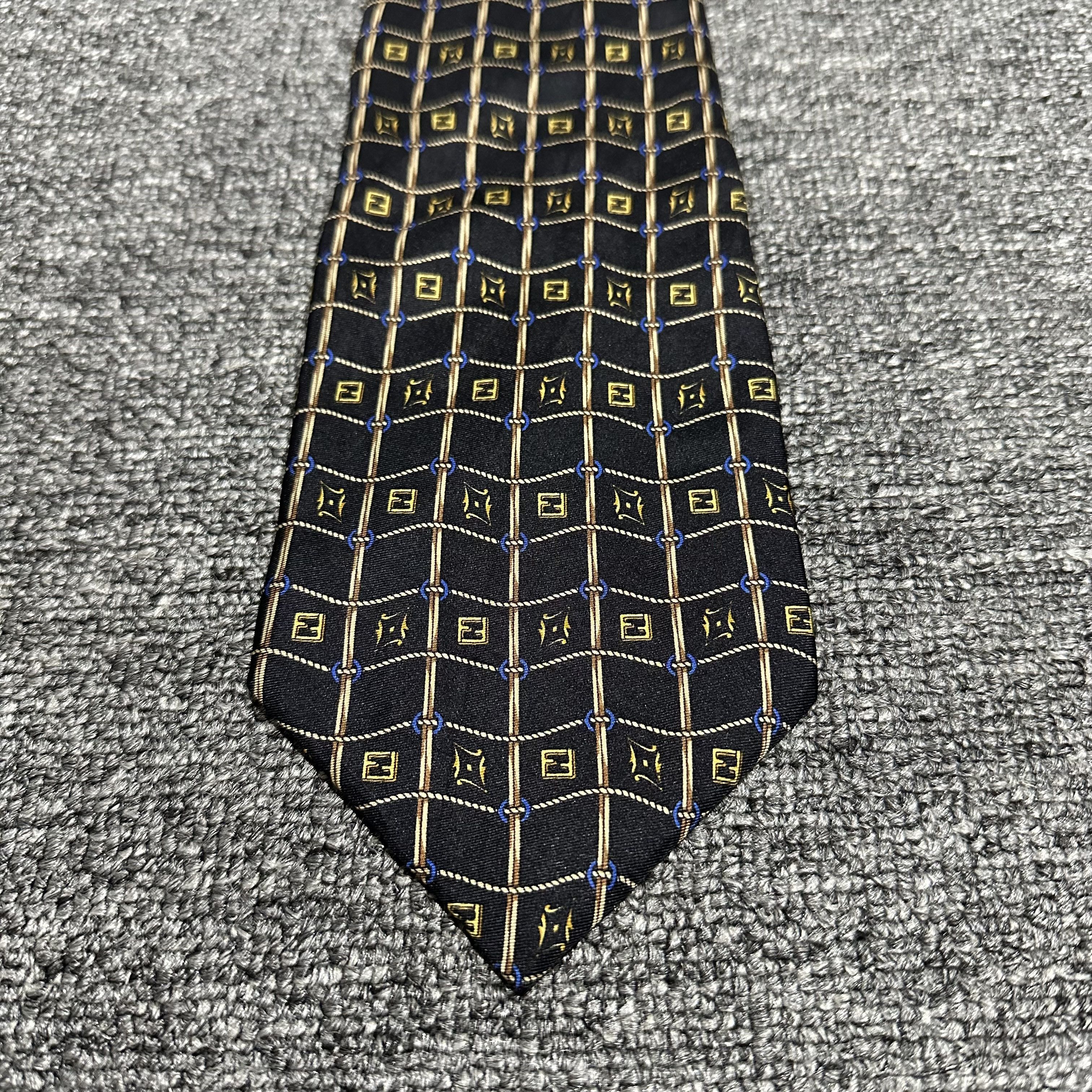 Fendi Fendi Silk Tie Size ONE SIZE - 2 Thumbnail