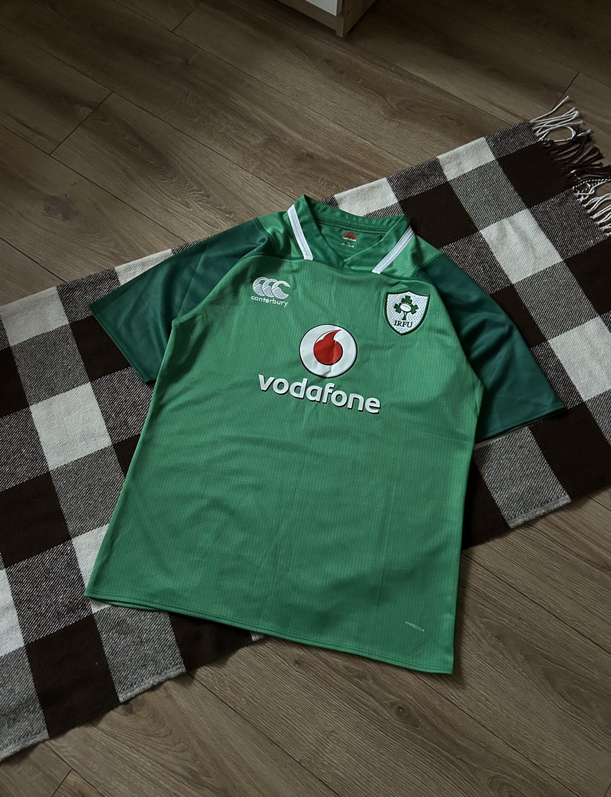 Canterbury of New Zealand × Jerzees × Rugby Ralph Lauren Canterbury Ireland big logo jersey mens y2k Size US XL / EU 56 / 4 - 1 Thumbnail