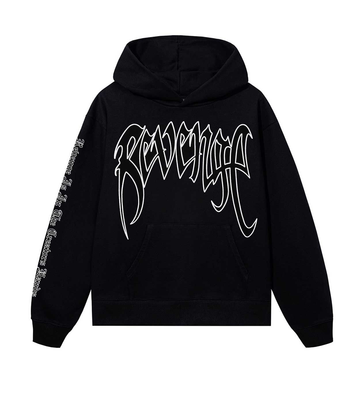 Xxxtentacion X Kill Outline Black Hoodie