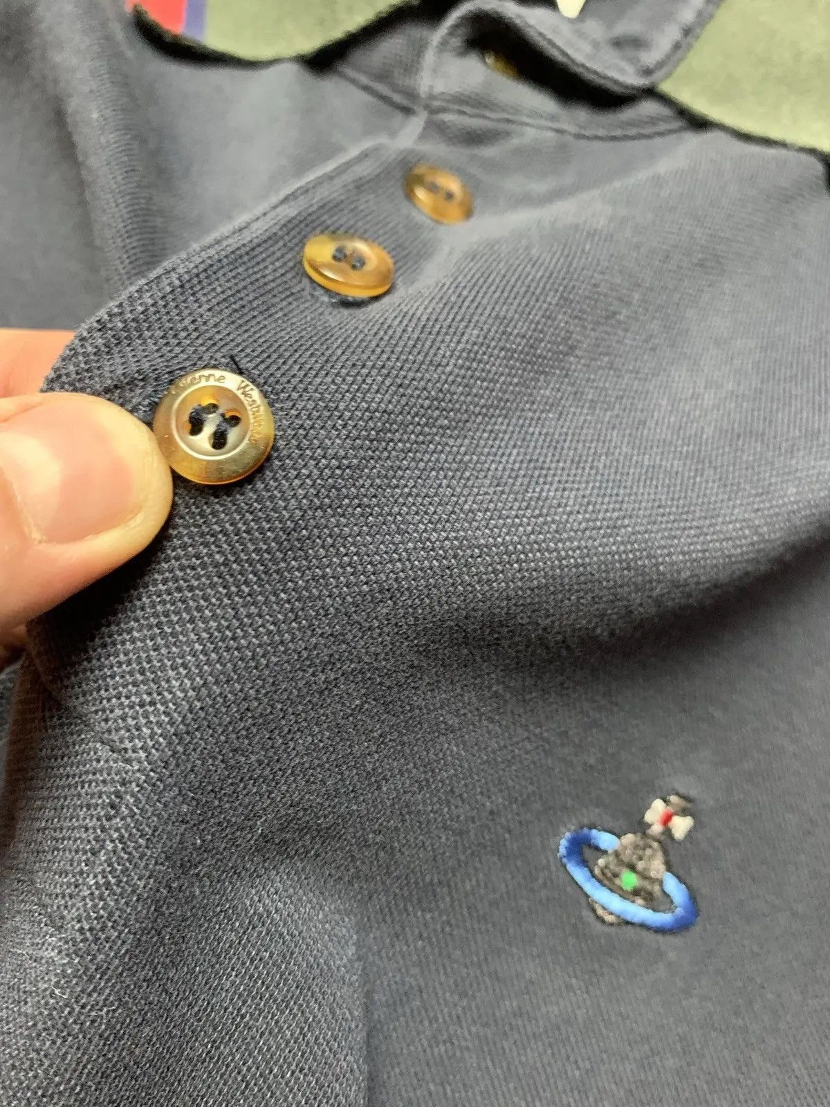 Vivienne Westwood Vintage polo Vivienne Westwood navy size L/XI Size US XL / EU 56 / 4 - 6 Thumbnail