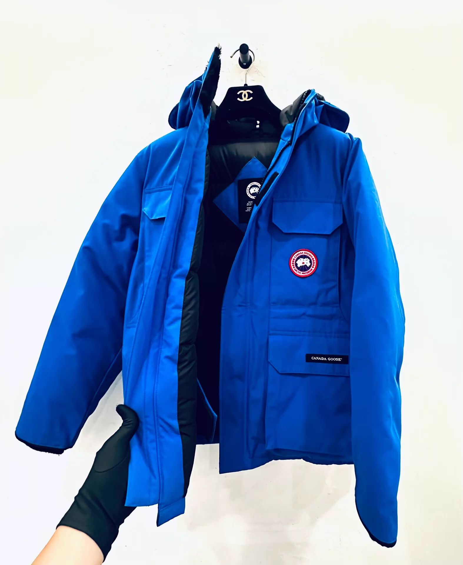 Canada Goose Canada Goose Expedition Red Wmn Blue Down Parka L N Size L / US 10 / IT 46 - 4 Thumbnail