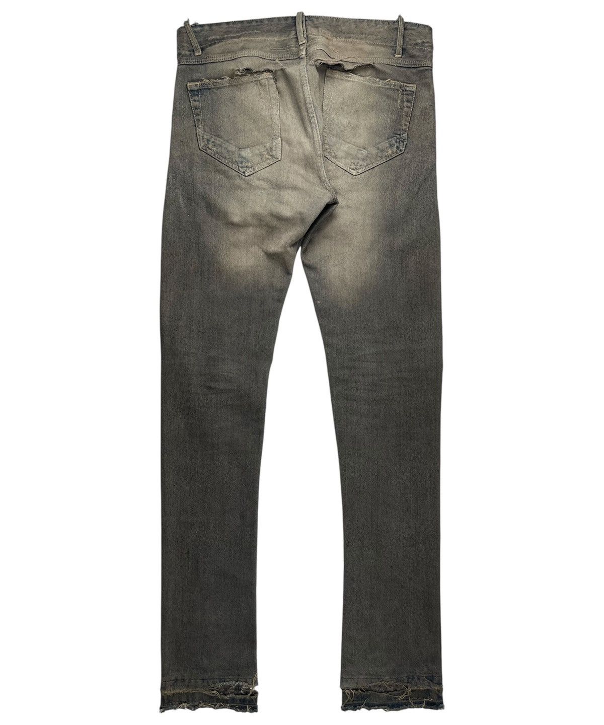 Rick Owens FW06 Rick Owens Dustulator Dark Shadow Dust Wash Denim Jeans Size US 34 / EU 50 - 4 Thumbnail