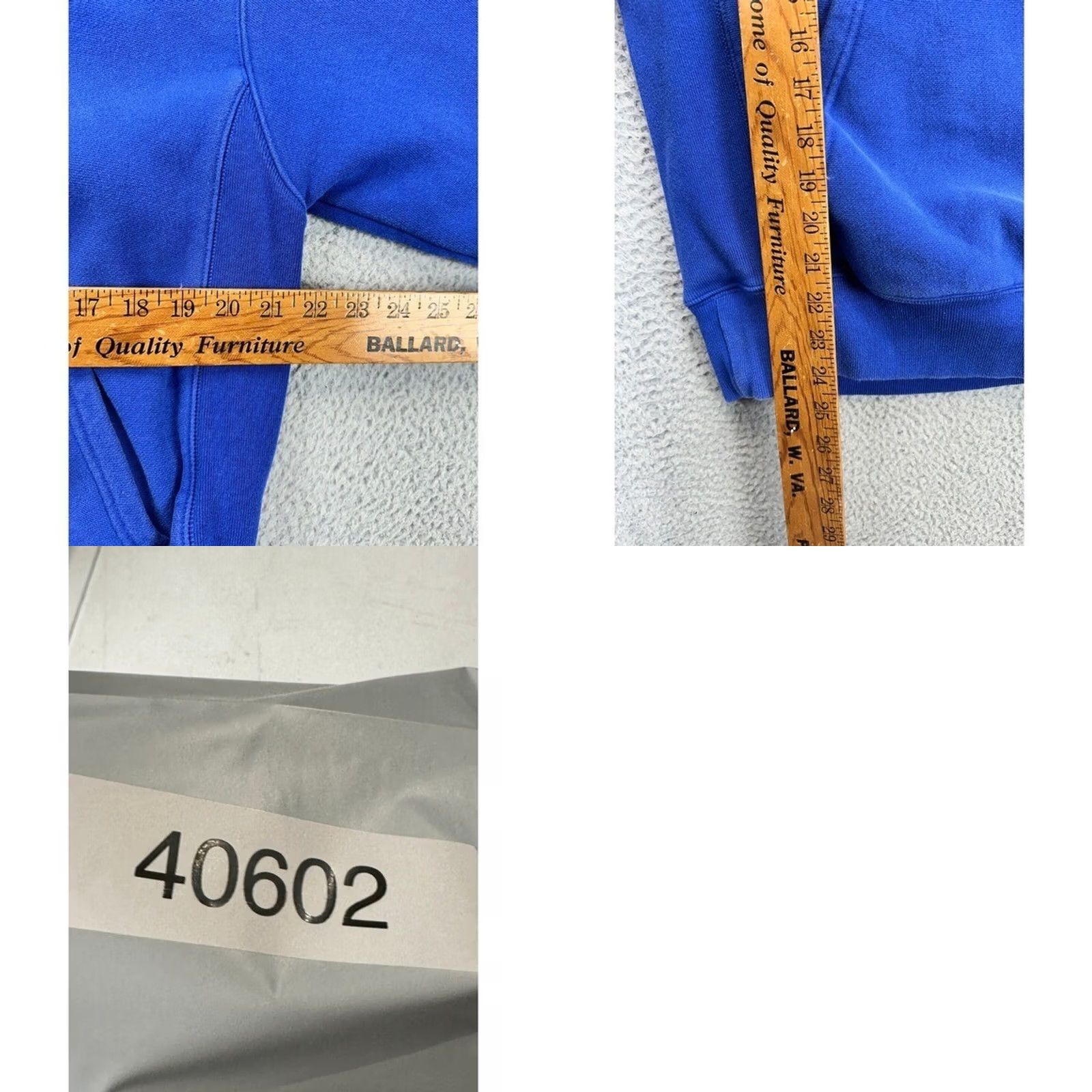 Champion Champion Reverse Weave Hoodie Mens Medium Blue Logo Sweatshirt Drawstring Pullover Size US M / EU 48-50 / 2 - 8 Thumbnail