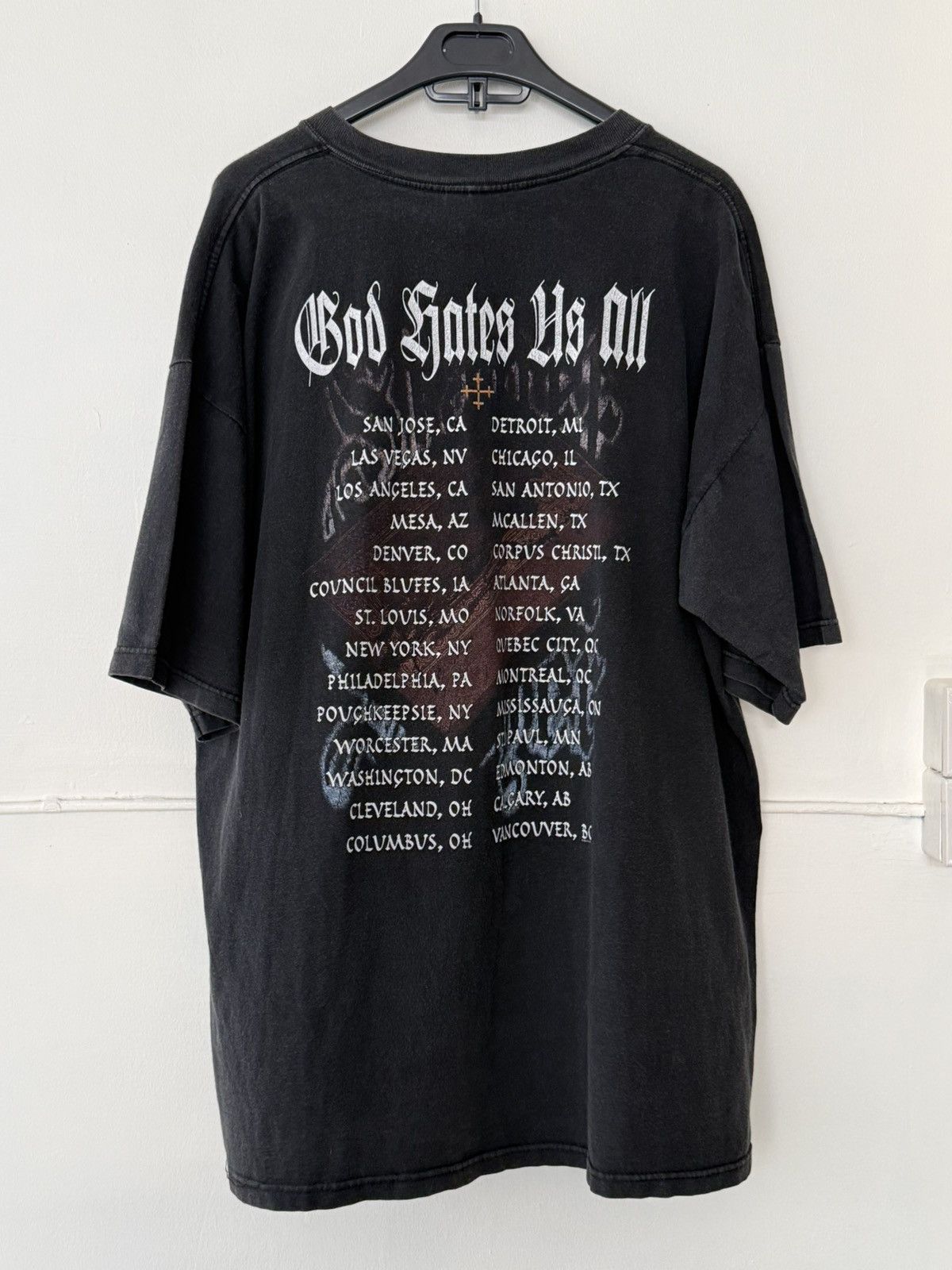 Vintage Vintage Slayer "God Hates Us All" Tour Tee (XXL) Size US XXL / EU 58 / 5 - 4 Thumbnail