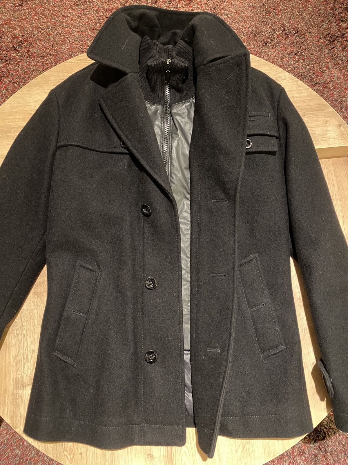 Hugo Boss Hugo Boss Orange - Wool Peacoat Jacket Size US M / EU 48-50 / 2 - 4 Thumbnail