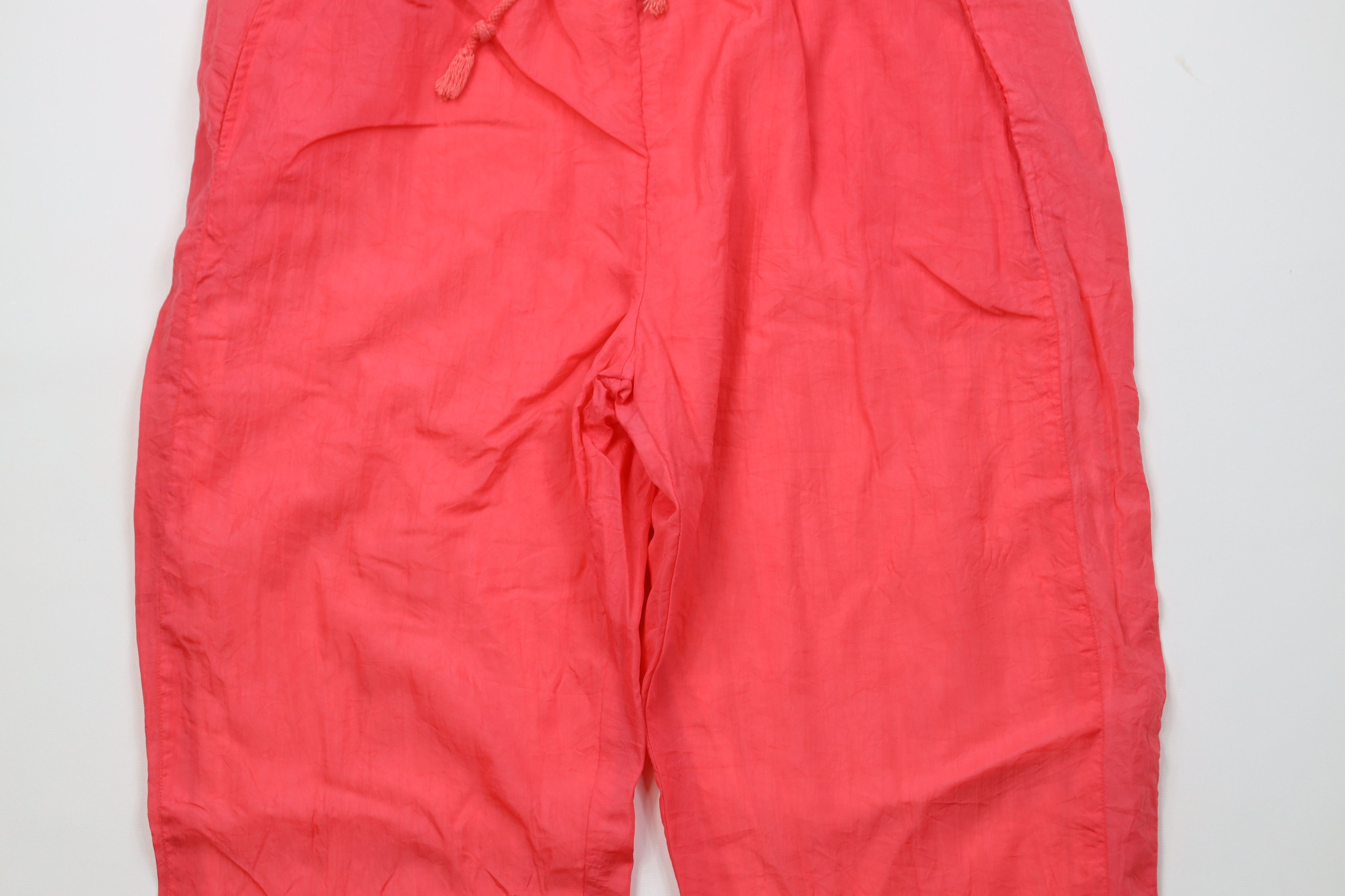 Vintage Vintage 90s Streetwear Lined Windbreaker Joggers Pants Pink Size 32" / US 10 / IT 46 - 3 Thumbnail