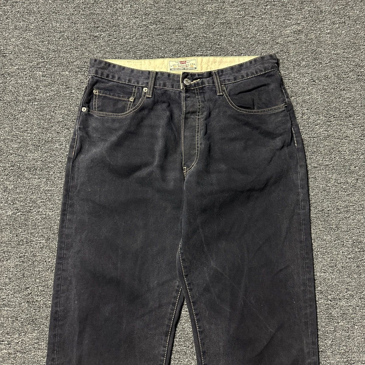 Levi's Vintage 90s Levi’s 417 jeans dark denim faded size 34x32 Size US 34 / EU 50 - 3 Thumbnail