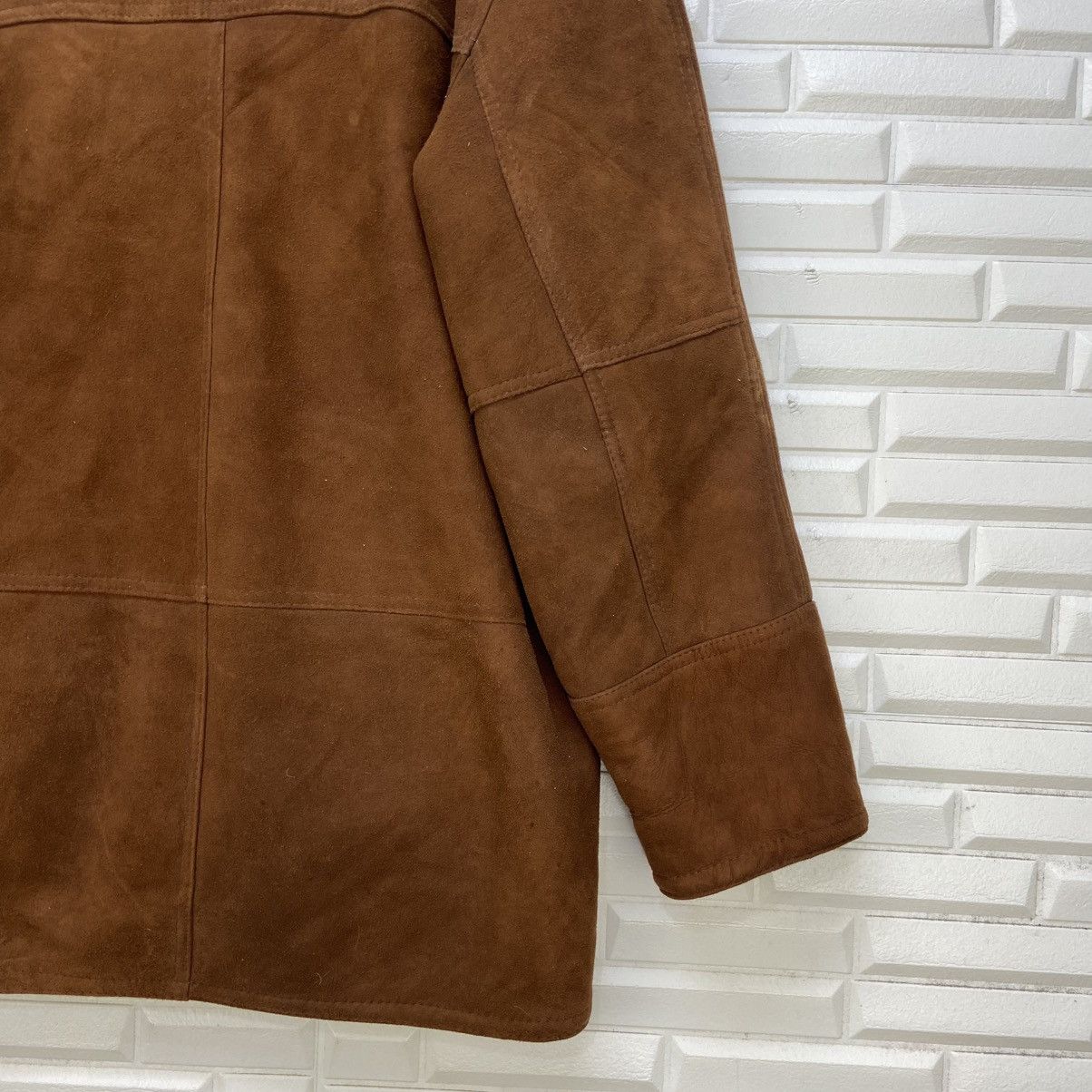 Genuine Leather Vintage Roberto Massini Too Shokai Sheepskin Sherling Coat Size US M / EU 48-50 / 2 - 10 Thumbnail