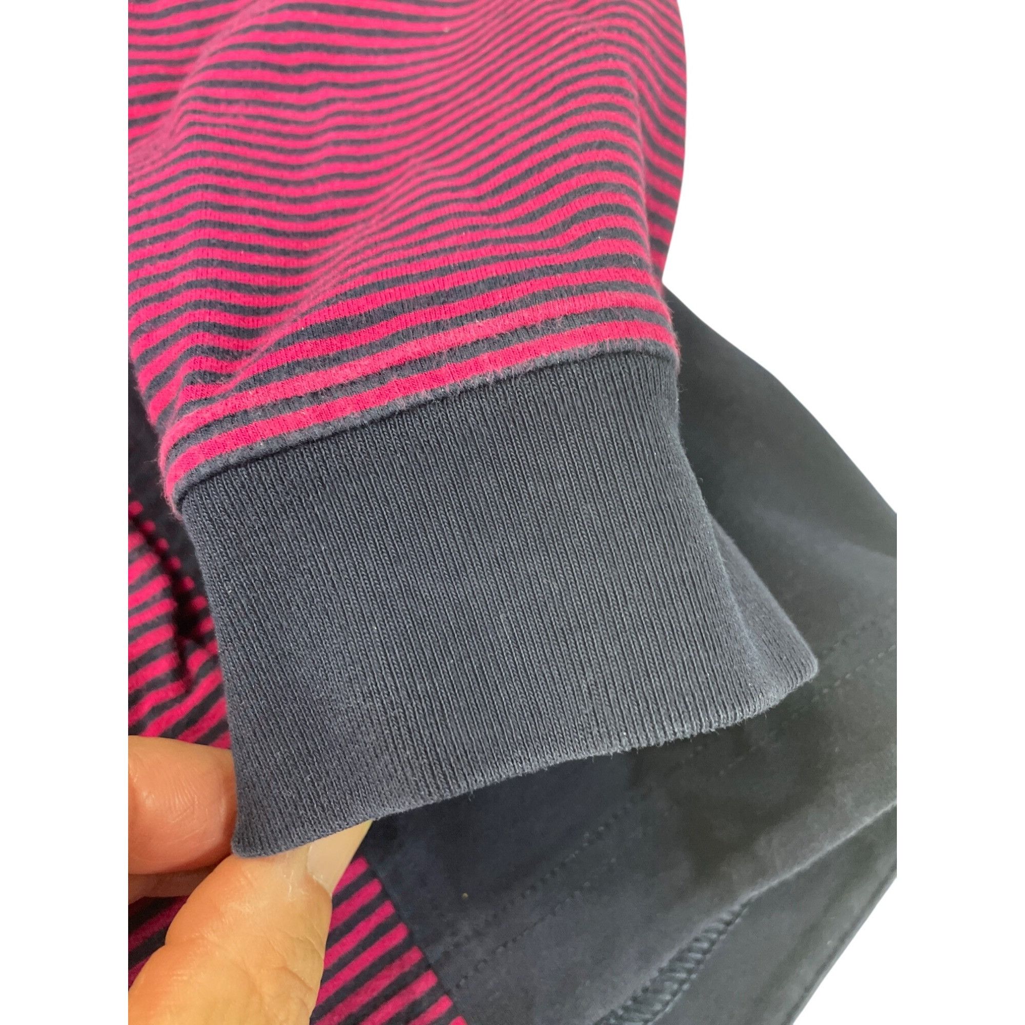 Lauren Ralph Lauren Lauren Ralph Lauren Active Womens Pink Blue Striped Full-zip Size XL / US 12-14 / IT 48-50 - 3 Thumbnail