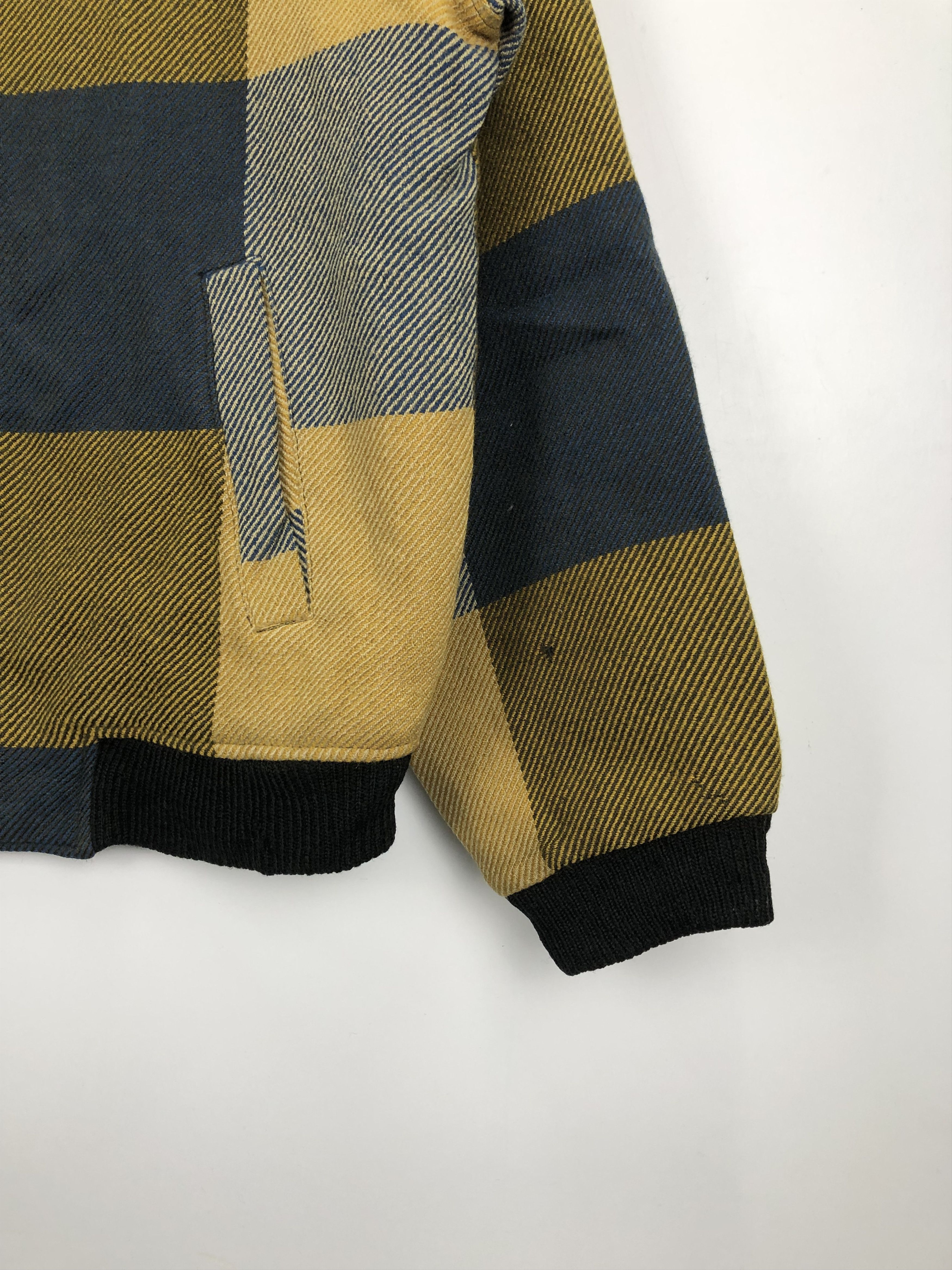 Japanese Brand Vintage 90s Jellan Varsity Jacket Plaid Wool V0333 Size US M / EU 48-50 / 2 - 5 Thumbnail