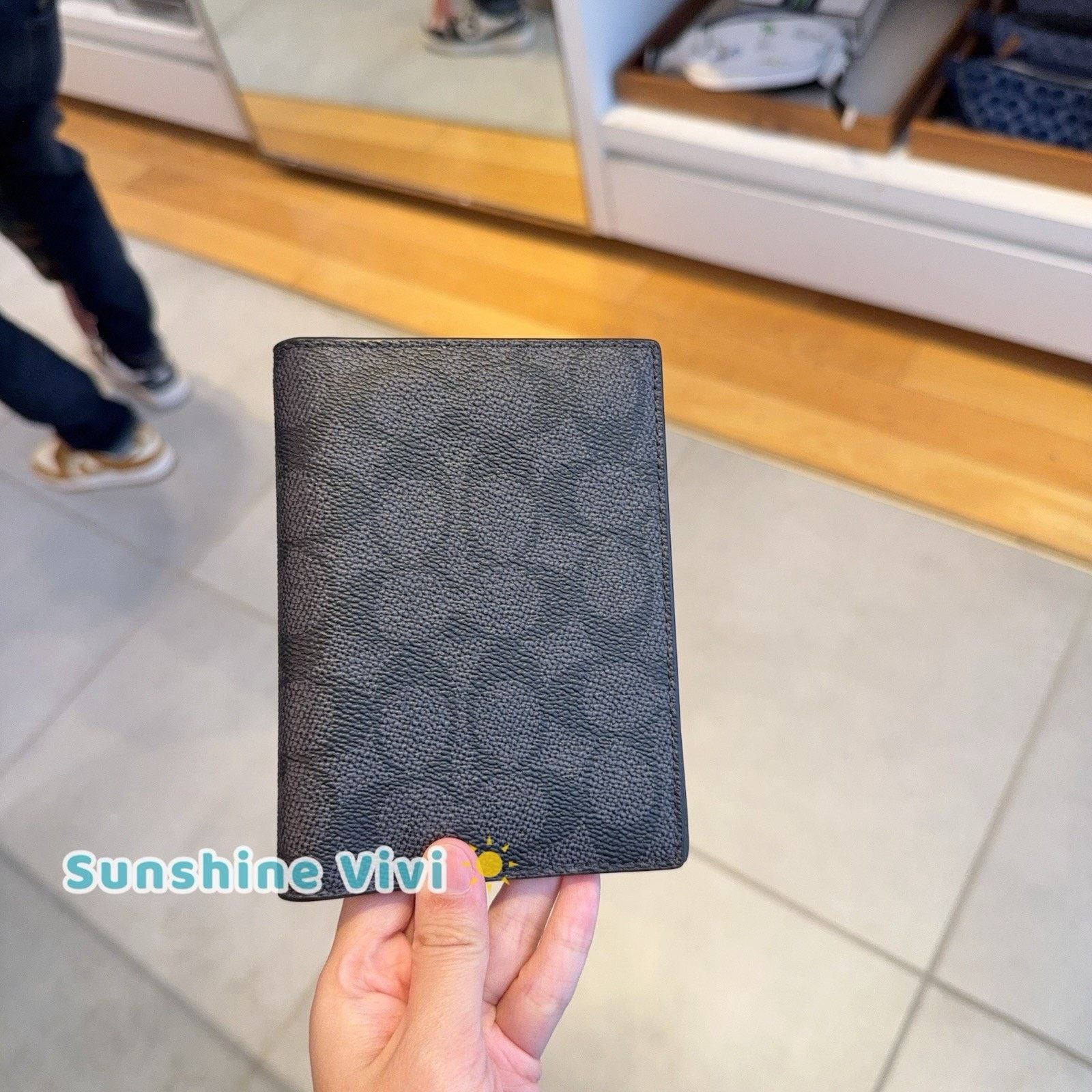 Coach NWT Coach Passport Case Case CW170 Gunmetal/Charcoal/Black Size ONE SIZE - 1 Thumbnail