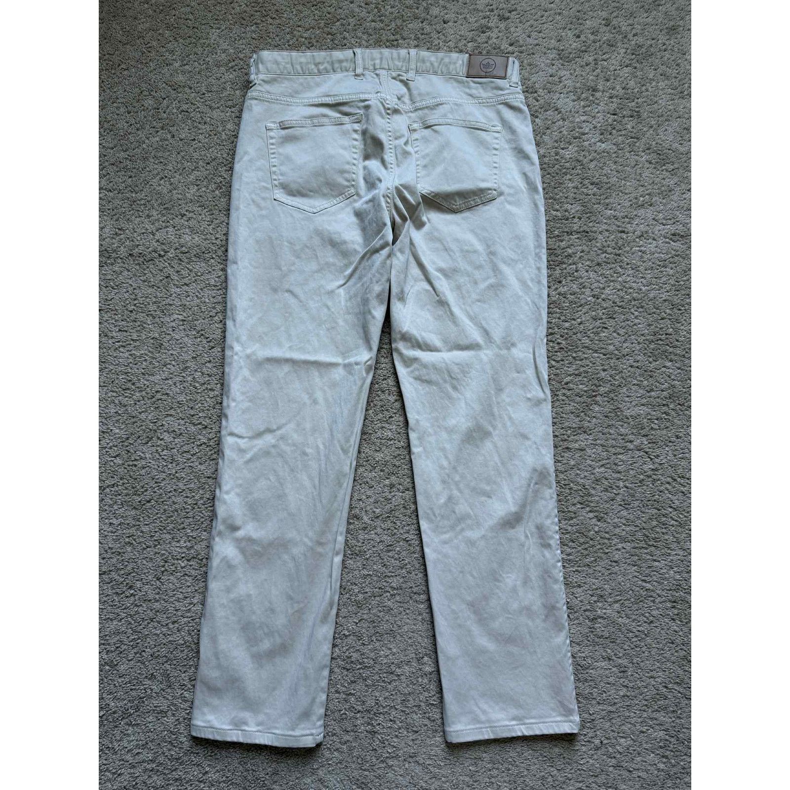 Peter Millar Peter Millar Flat Front Trouser Pants Beige Men's Size 34 Size US 34 / EU 50 - 4 Thumbnail