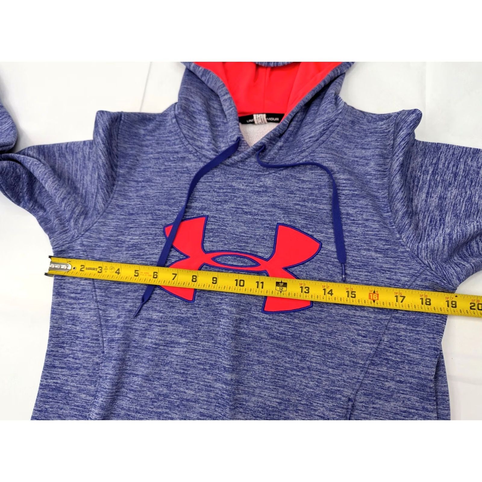 Under Armour Under Armour Storm Hoodie Women S Blue Logo Embroidered Pullover Loose Fit Hoodie Size S / US 4 / IT 40 - 5 Thumbnail