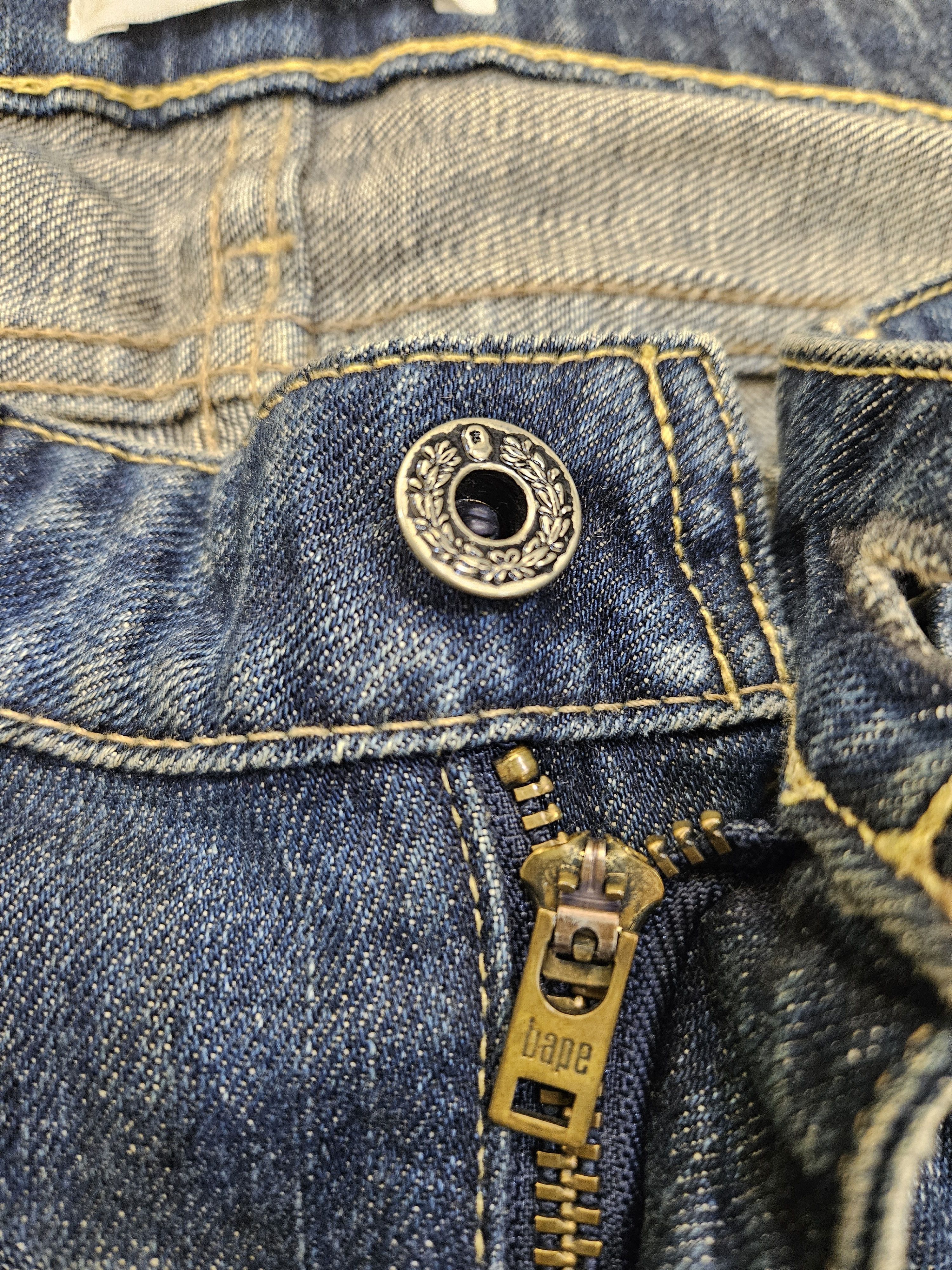 Bape Human Made x BAPE Collaborative Jeans (Women's) 🐒❤️ Size 31" - 9 Thumbnail