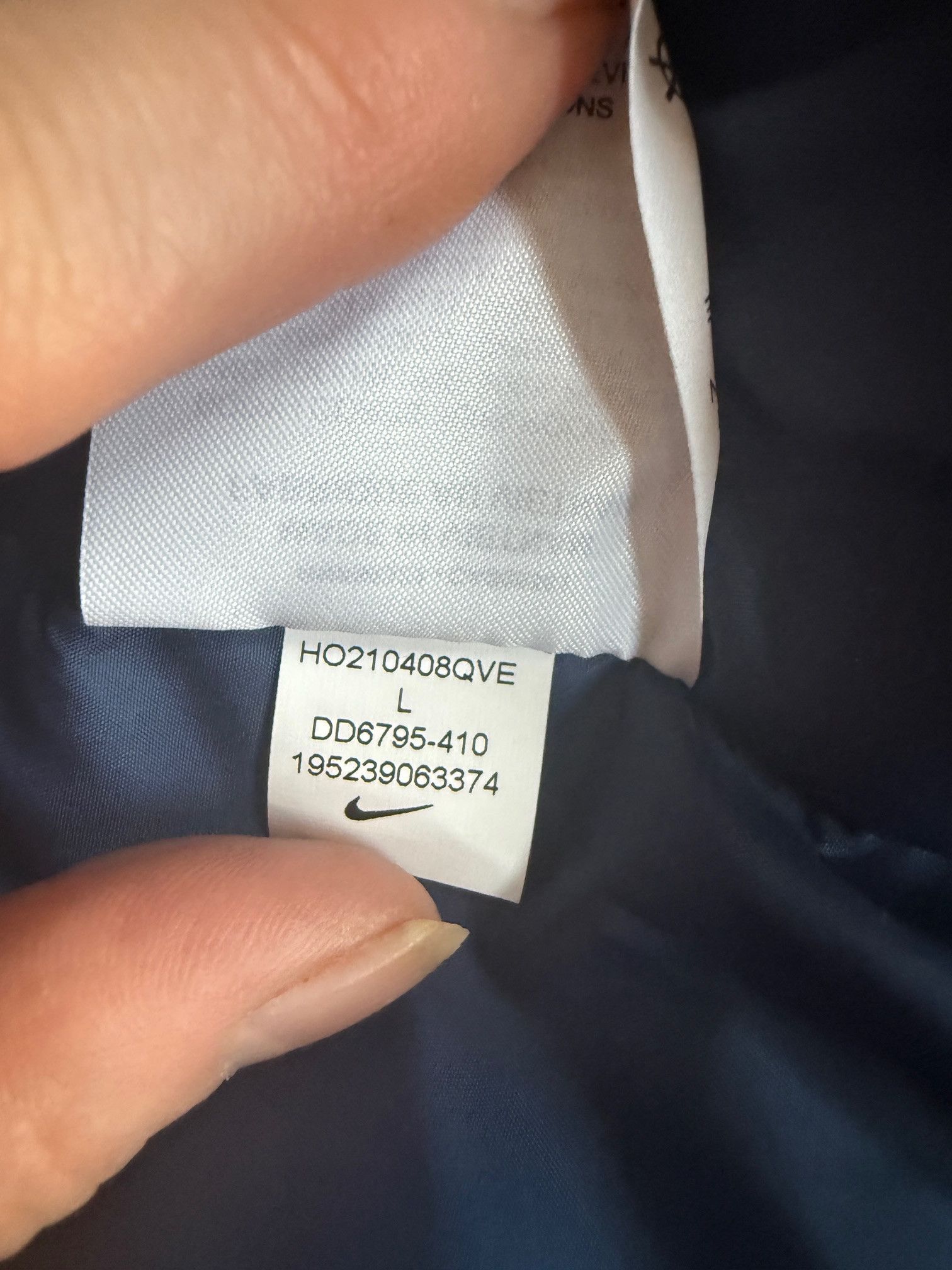 Nike Nike Puffer Jacket DV0754-410 Navy/Red Size US L / EU 52-54 / 3 - 9 Thumbnail