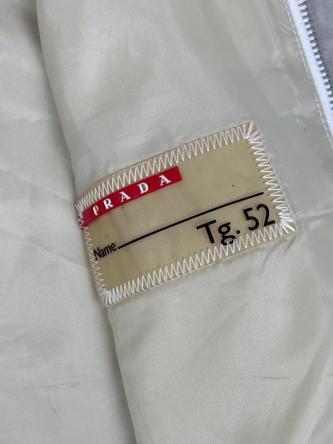Prada AW2009 Prada White Sport Reflective Strip Nylon Vest Size US M / EU 48-50 / 2 - 8 Thumbnail