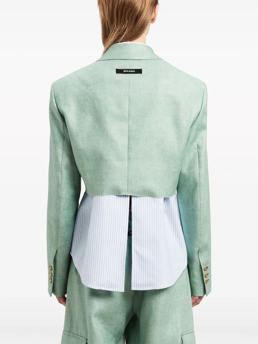 Palm Angels o1y1125 Blazer in Light Green Size S / US 4 / IT 40 - 4 Thumbnail