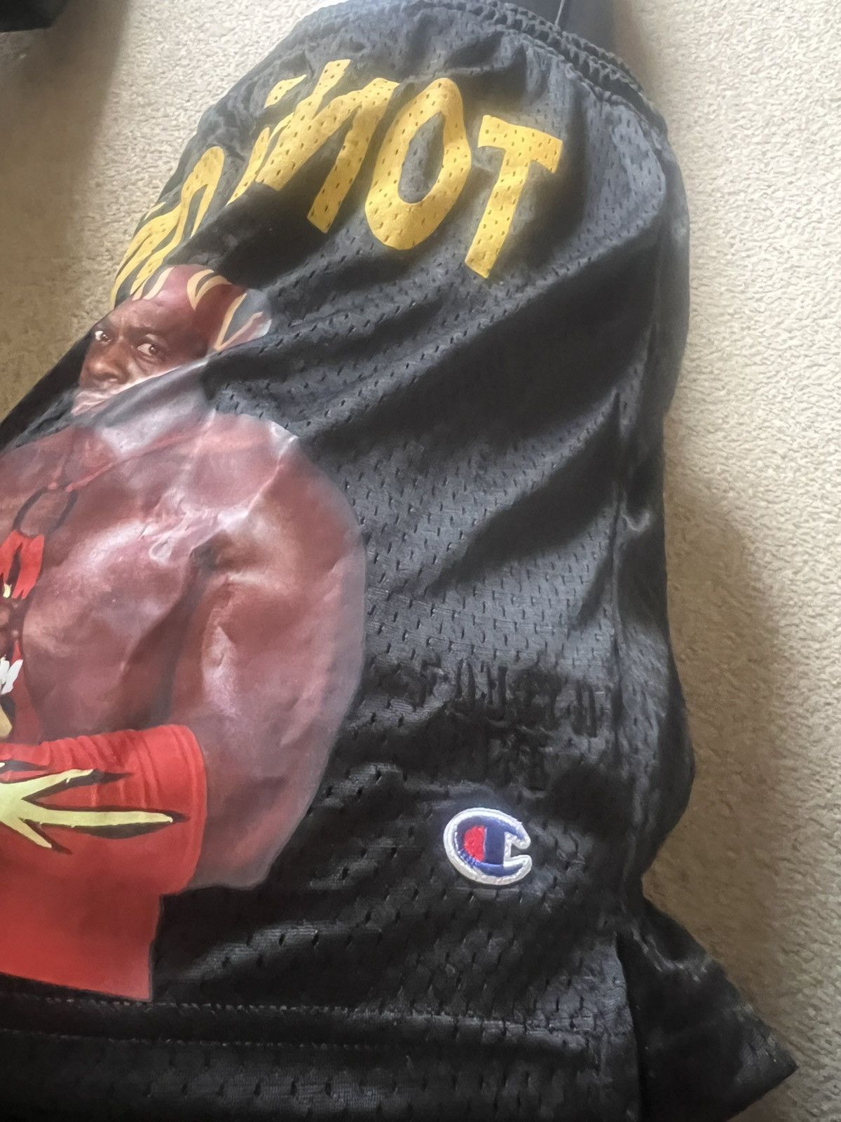Champion 4th Rope Champion Westside Gunn black shorts medium Size US 30 / EU 46 - 2 Thumbnail