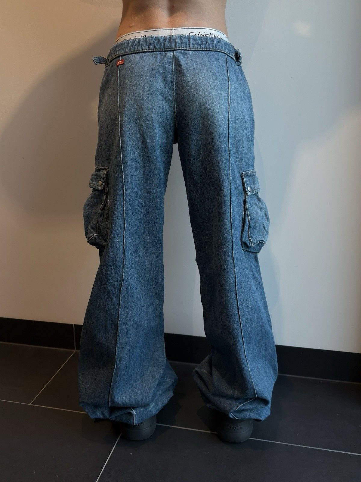 Miss Sixty Miss sixty 60 Baggy y2k Low rise Vintage Jeans pockets Size 29" - 4 Thumbnail