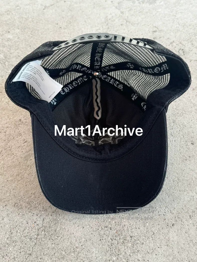 Chrome Hearts CHROME HEARTS Thirty Character Embossed Leather Trucker Ha Size ONE SIZE - 4 Thumbnail