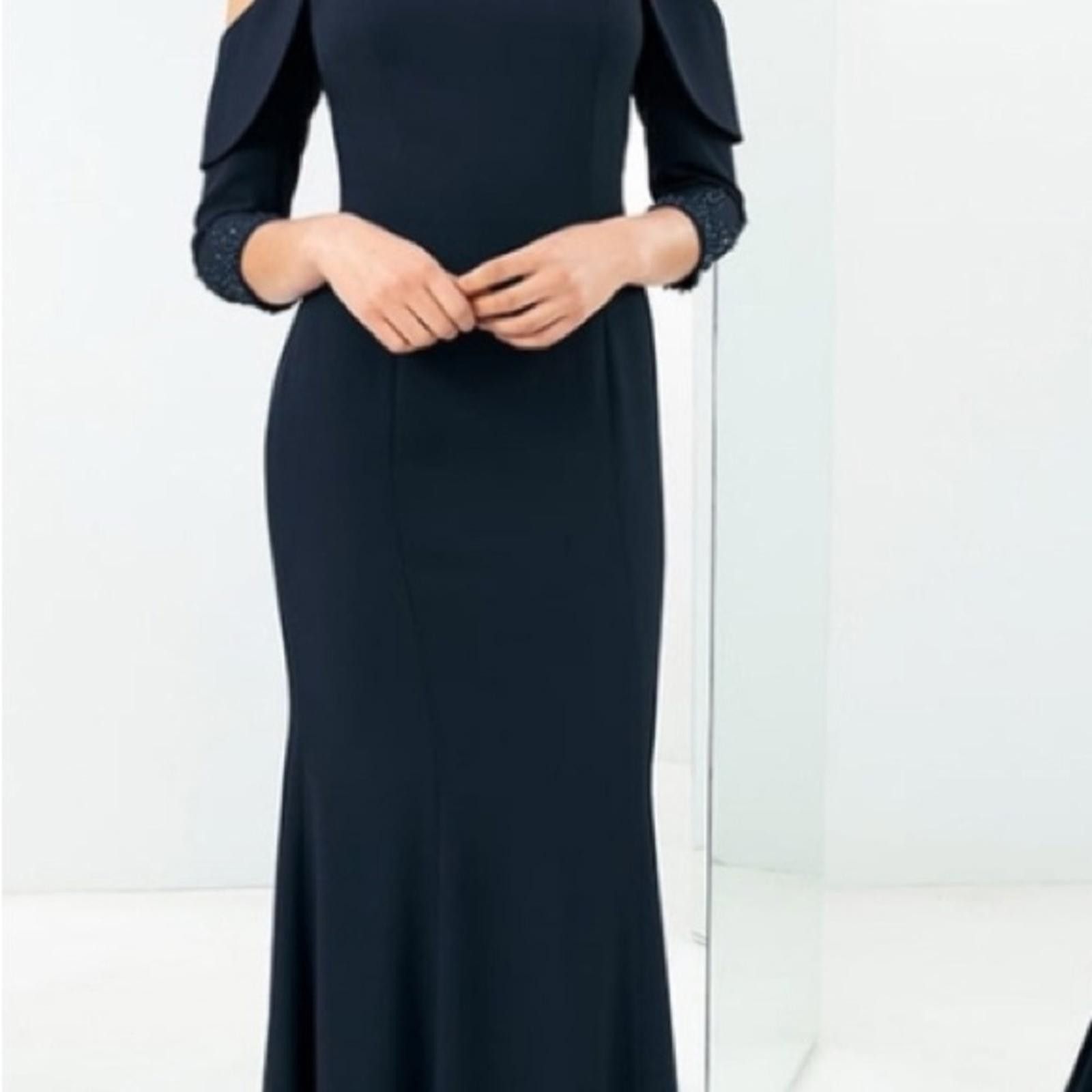 Other Elegant Long Sleeve Navy Dress Size XL / US 12-14 / IT 48-50 - 1 Thumbnail