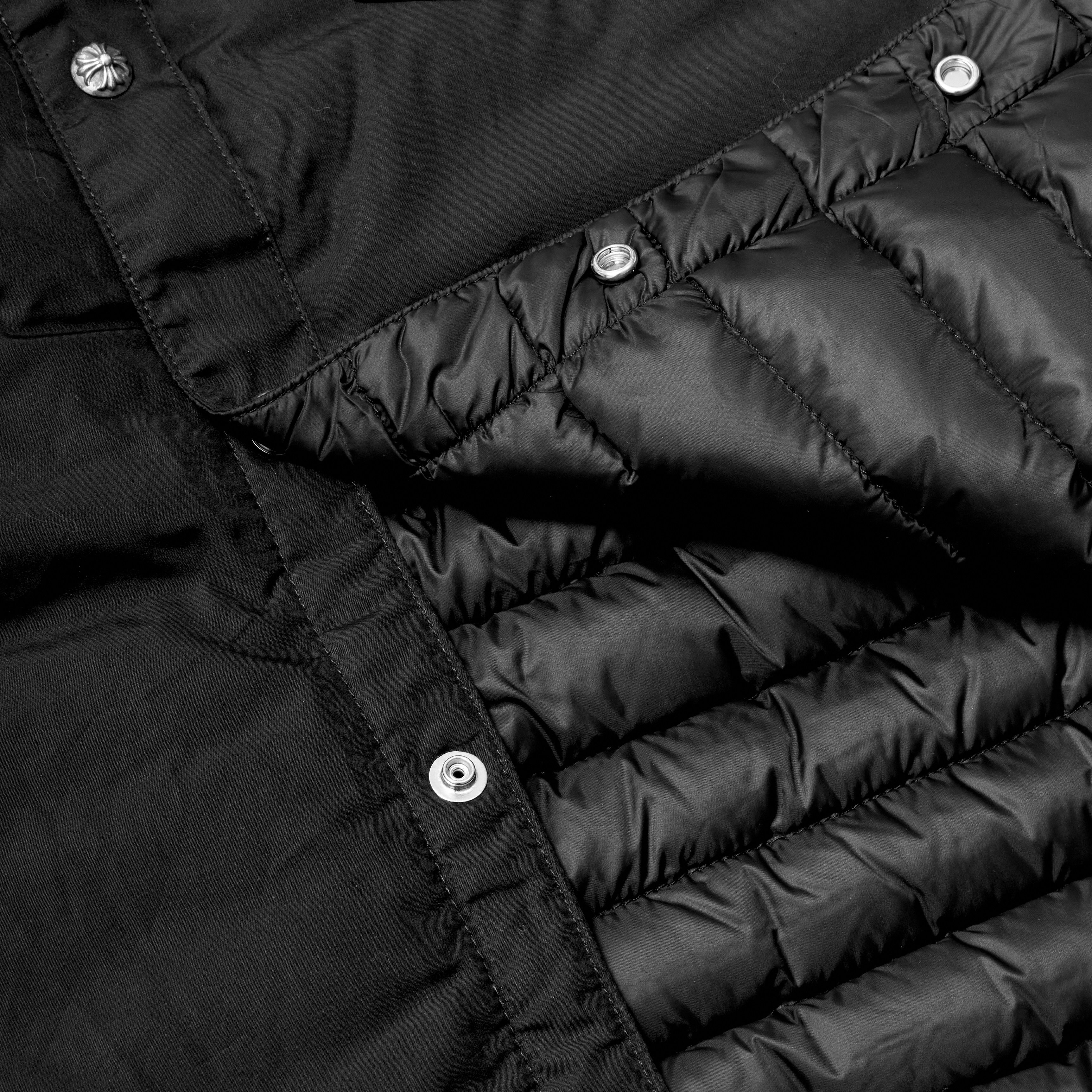 Chrome Hearts CHROME HEARTS Loose Ends Down Goose Down Lining Shirt BLACK Size US L / EU 52-54 / 3 - 5 Thumbnail