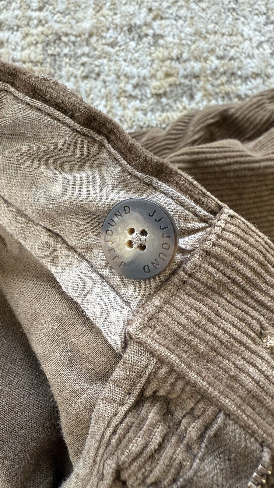JJJJound JJJJOUND Corduroy Pant Brown Size US 33 - 3 Thumbnail