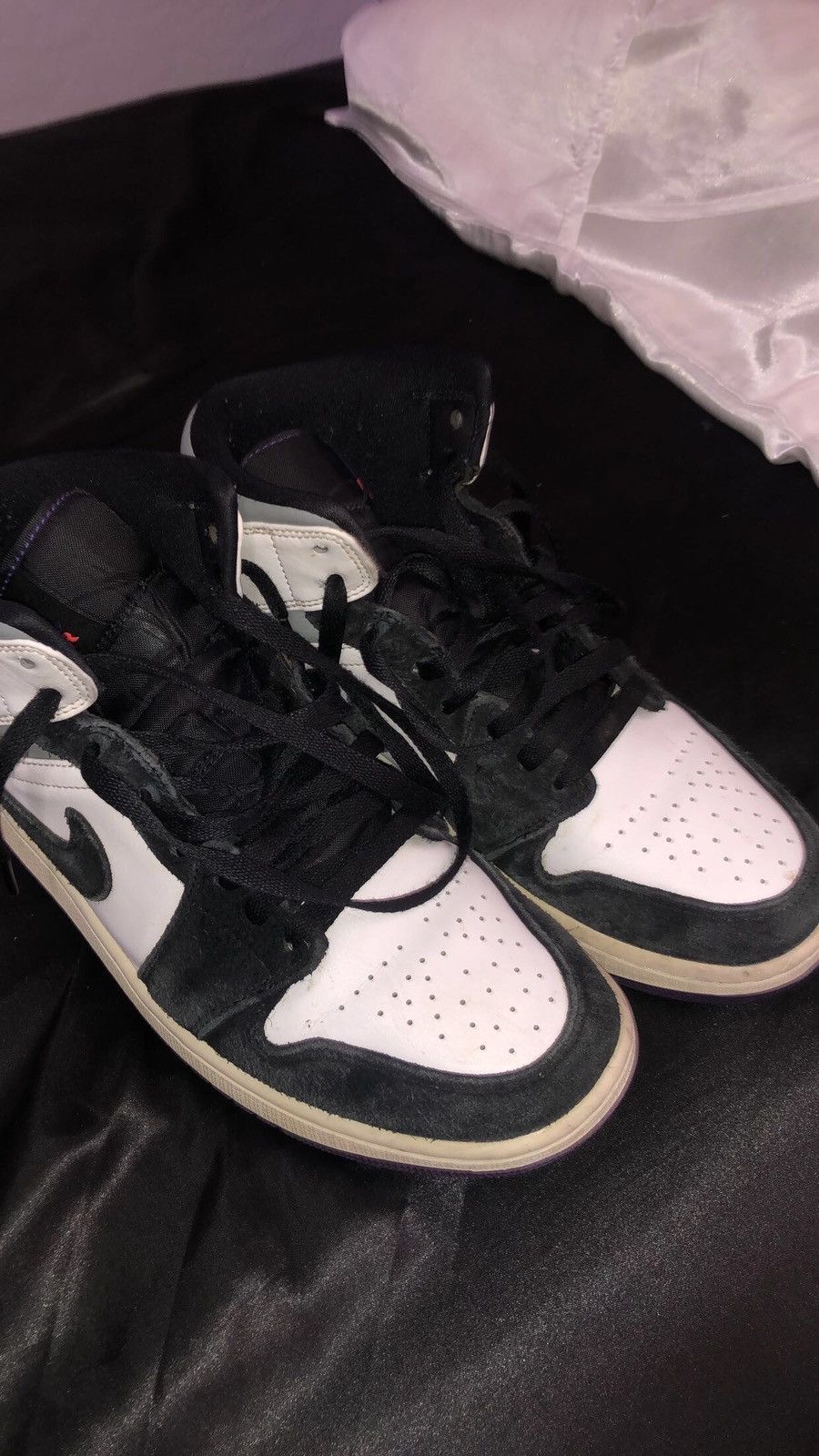Jordan Brand × Nike Jordan 1 purple/white/black/grey Size US 9 / EU 42 - 1 Thumbnail