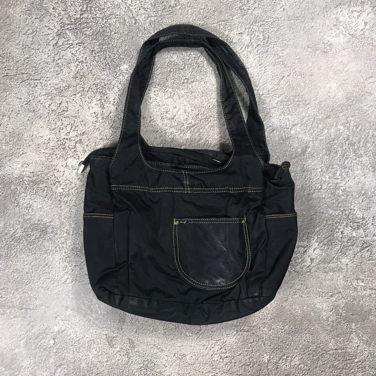 Vintage Vintage 90s Y2K Black Tactical Crossbody Bag Streetwear OS Size ONE SIZE - 4 Thumbnail