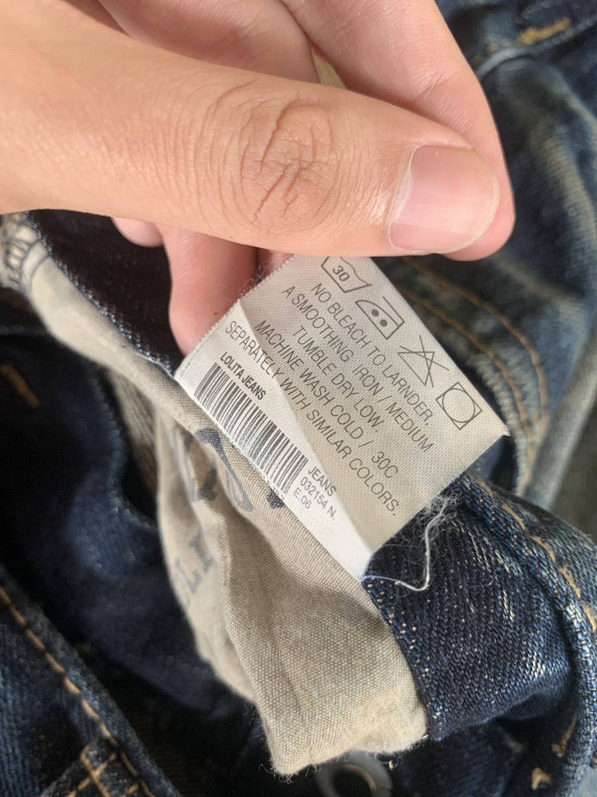 14th Addiction RARE💥 Yoshitomo Nara Lolita Circus Rusty Japanese Denim Size US 30 / EU 46 - 21 Thumbnail