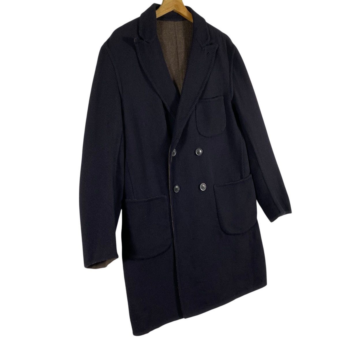 Lardini Lardini Long Jacket Double Breasted Reversible Size US M / EU 48-50 / 2 - 5 Thumbnail