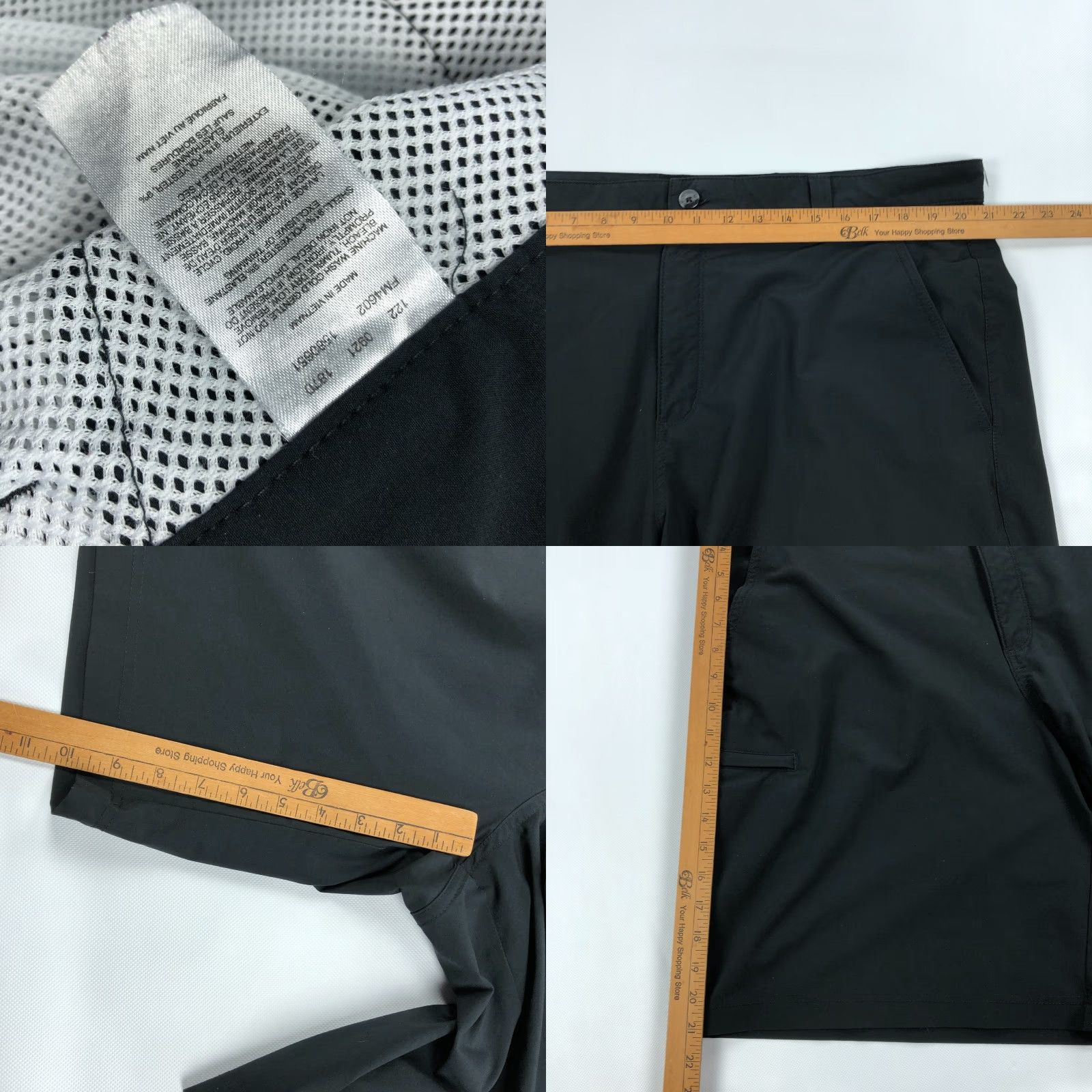 Vintage Columbia PFG Hybrid Shorts Mens 42 Solid Black 10" Inseam Cargo Casual Beach Outdoor Walking Surf Turf 4 Way Stretch Boardwalk Mens Size US 42 / EU 58 - 8 Thumbnail